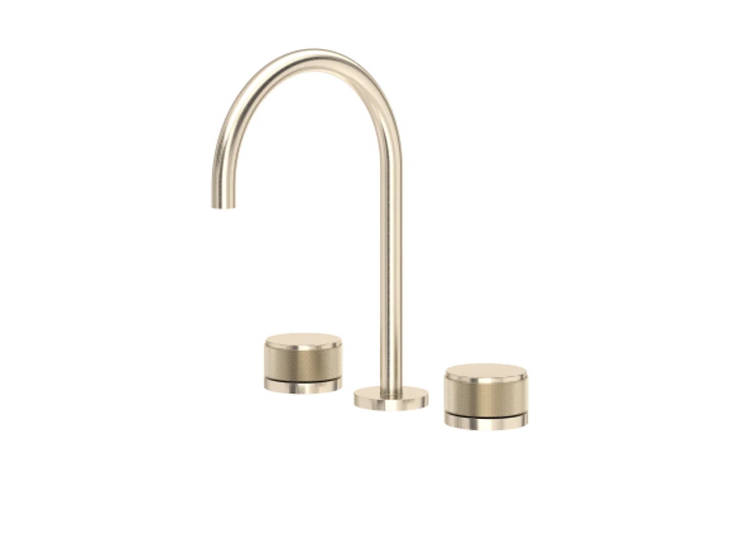 Rohl AM08D3IWSTN Satin Nickel Widespread 2-handle High-arc Residential Handle Bathroom Sink Faucet with Drain