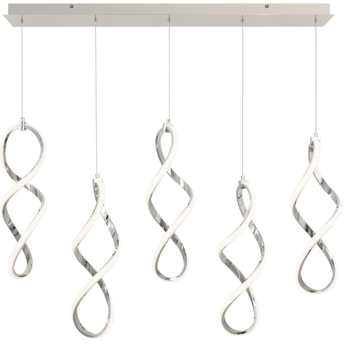 WAC Lighting 2679233 PD-47805L-CH Interlace Pendant Chrome