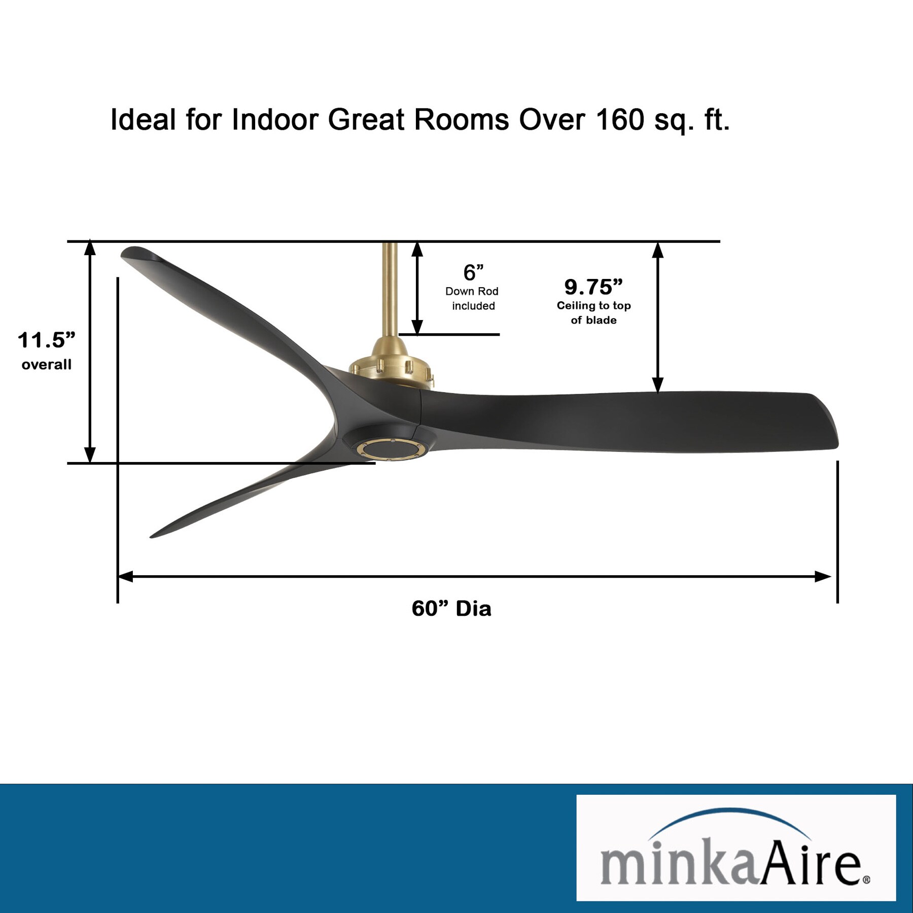 Minka Aire F853-SBR/CL Ceiling-Fans - View #8