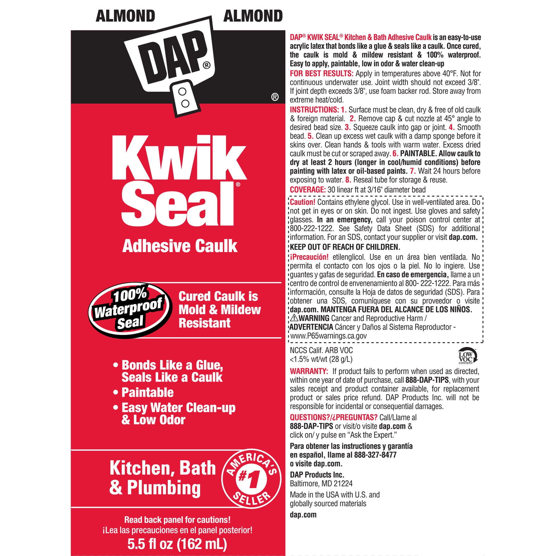 DAP 7079818013SOS caulking - View #8