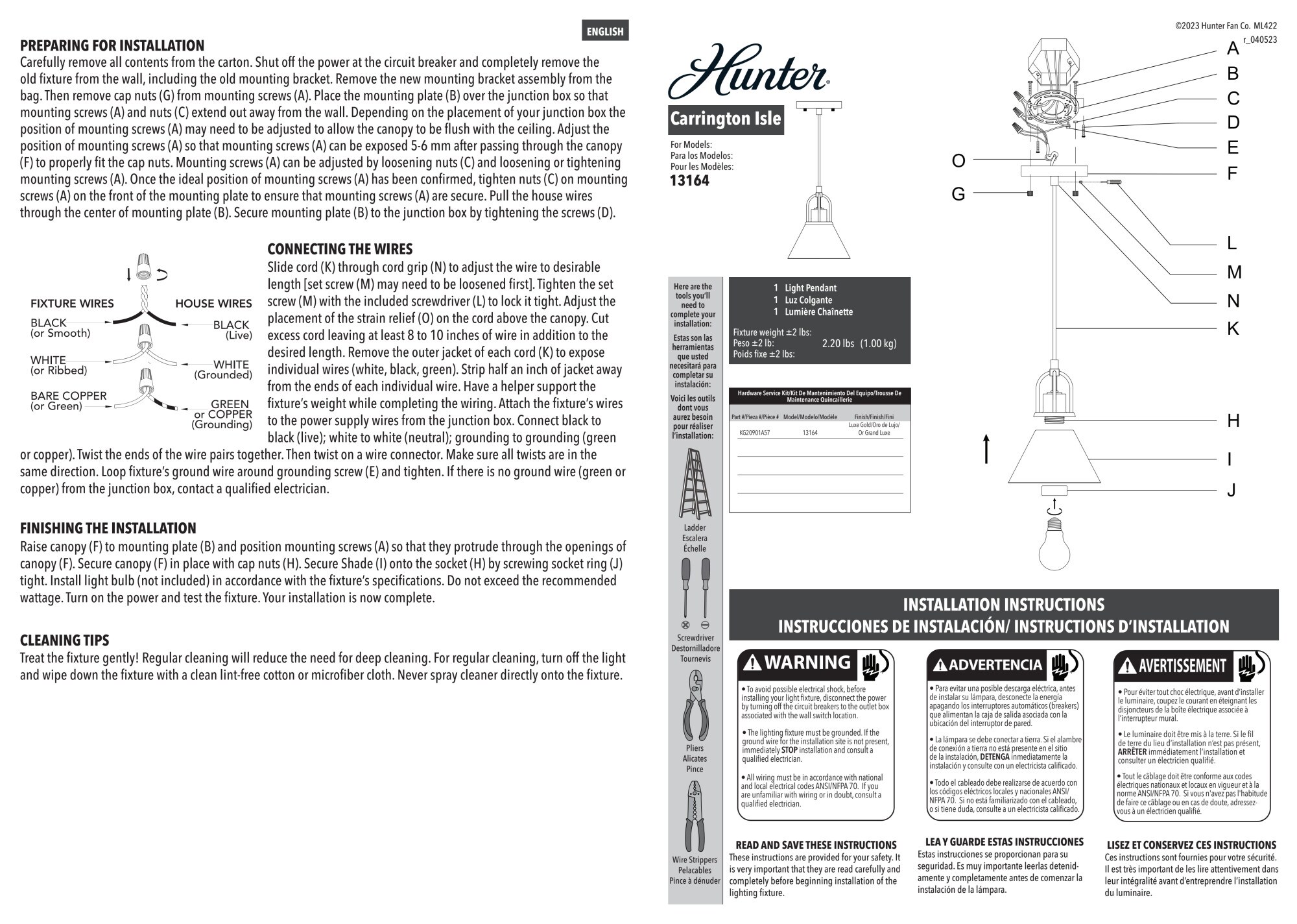 Hunter 13164 Pendant-Lights - View #9