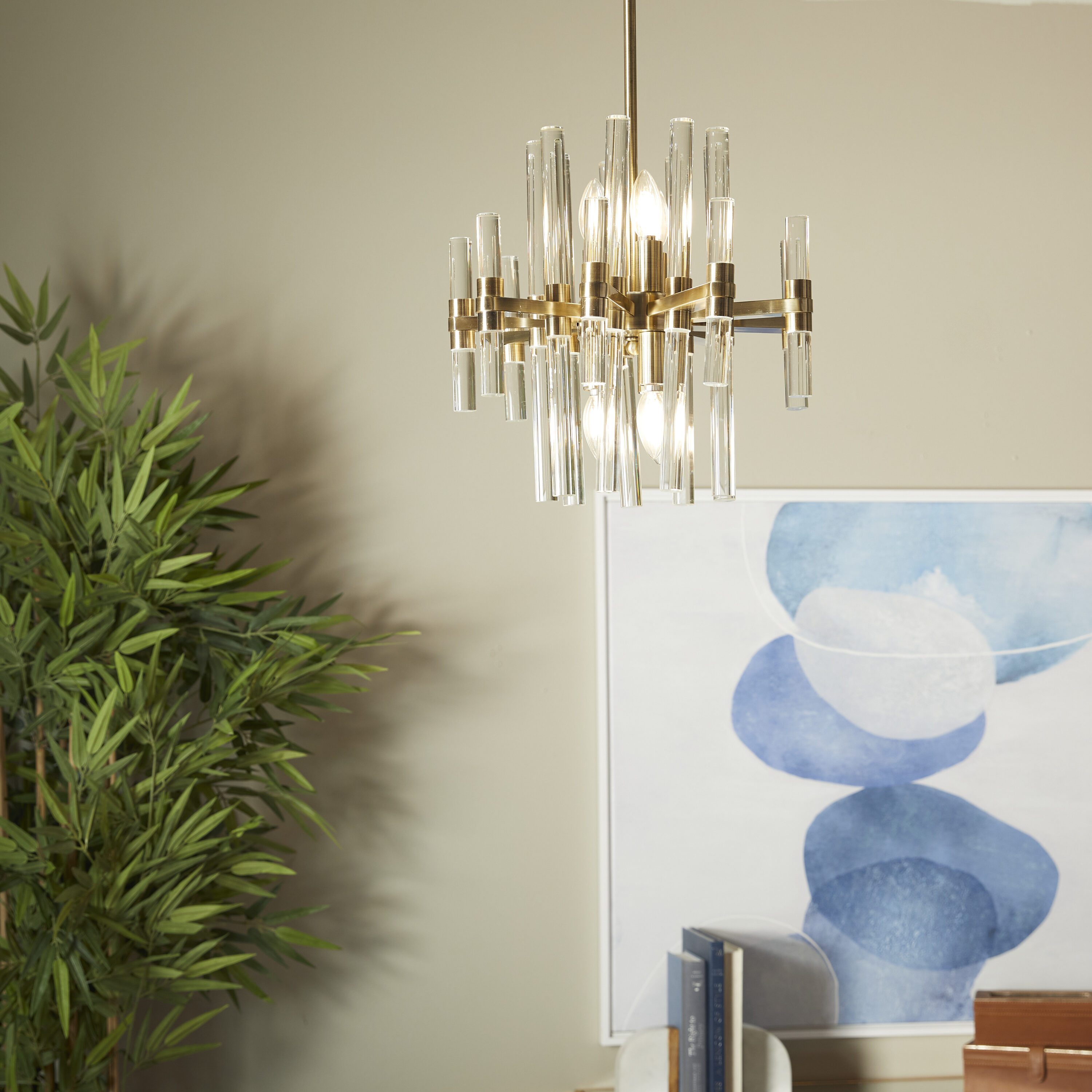 Grayson Lane 66935 8-Light Glam LED Dry Rated Chandelier