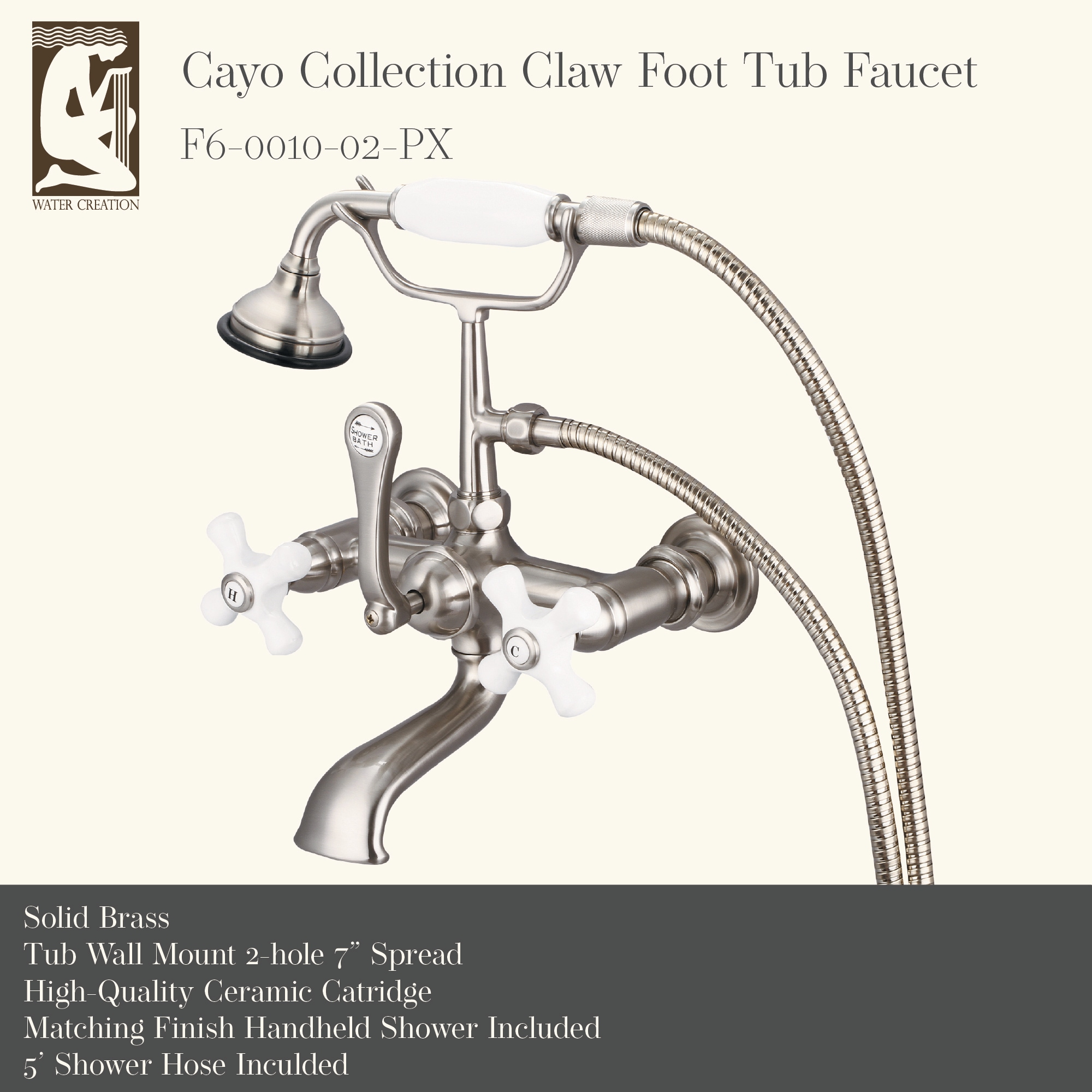 Water Creation F6-0010-02-PX Roman-Tub-Faucets - View #3