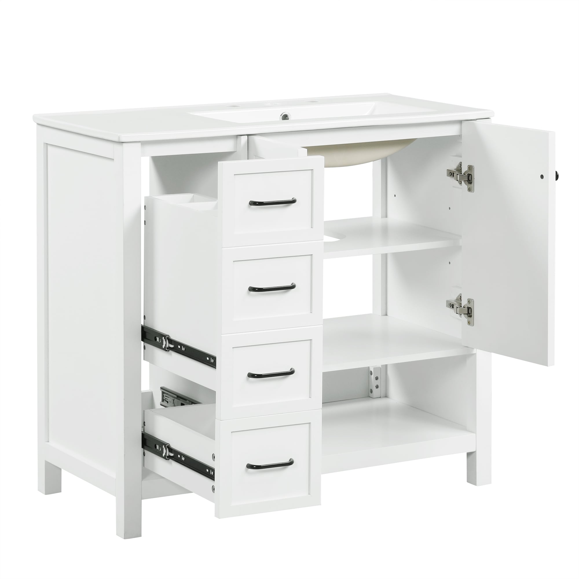 WELLFOR NIE-M5TP997 Bath-Vanity-Combo - View #8