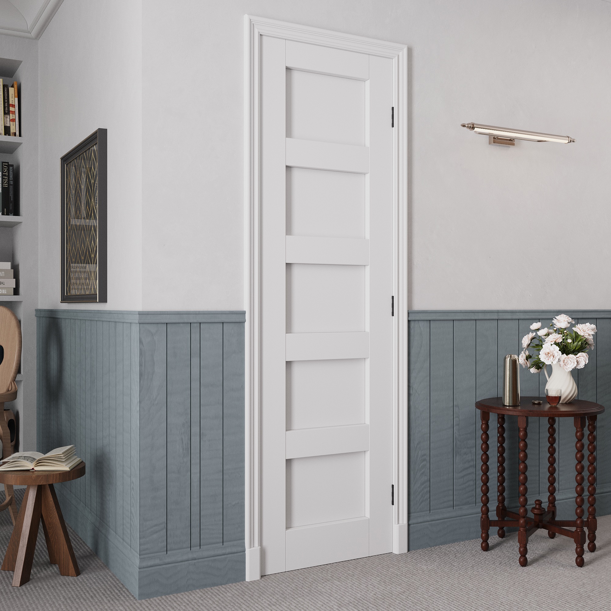 JUJUBON IN-PREPR-M-WGXB-24L Pre-Hung-Doors - View #2