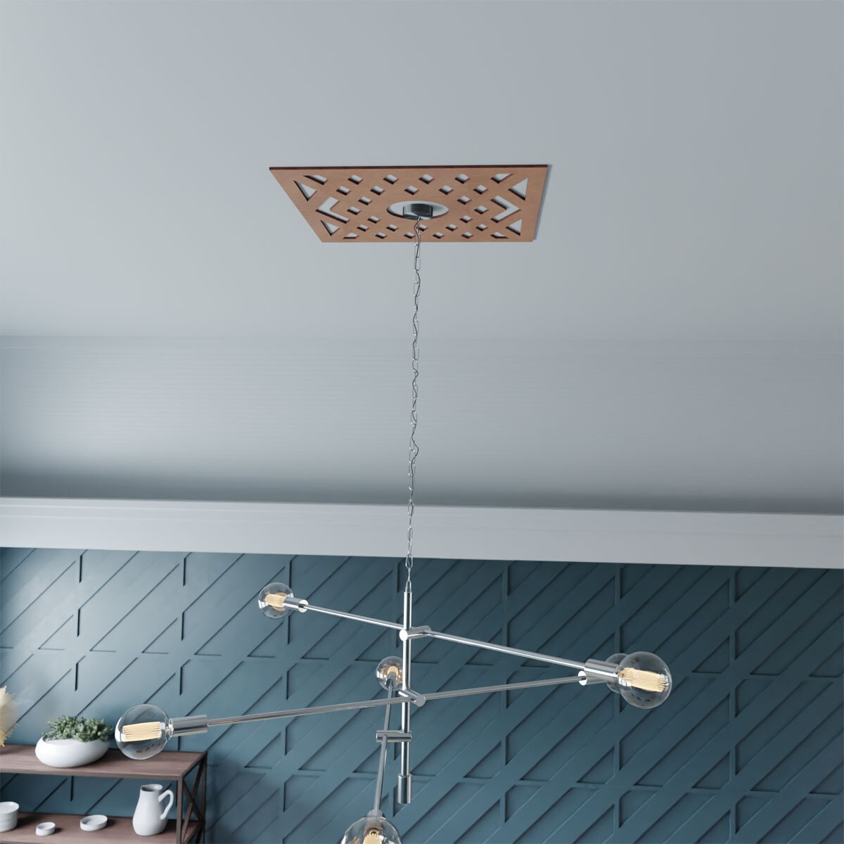 Ekena Millwork CMWP28X28X0375CHMF Ceiling-Medallions - View #7