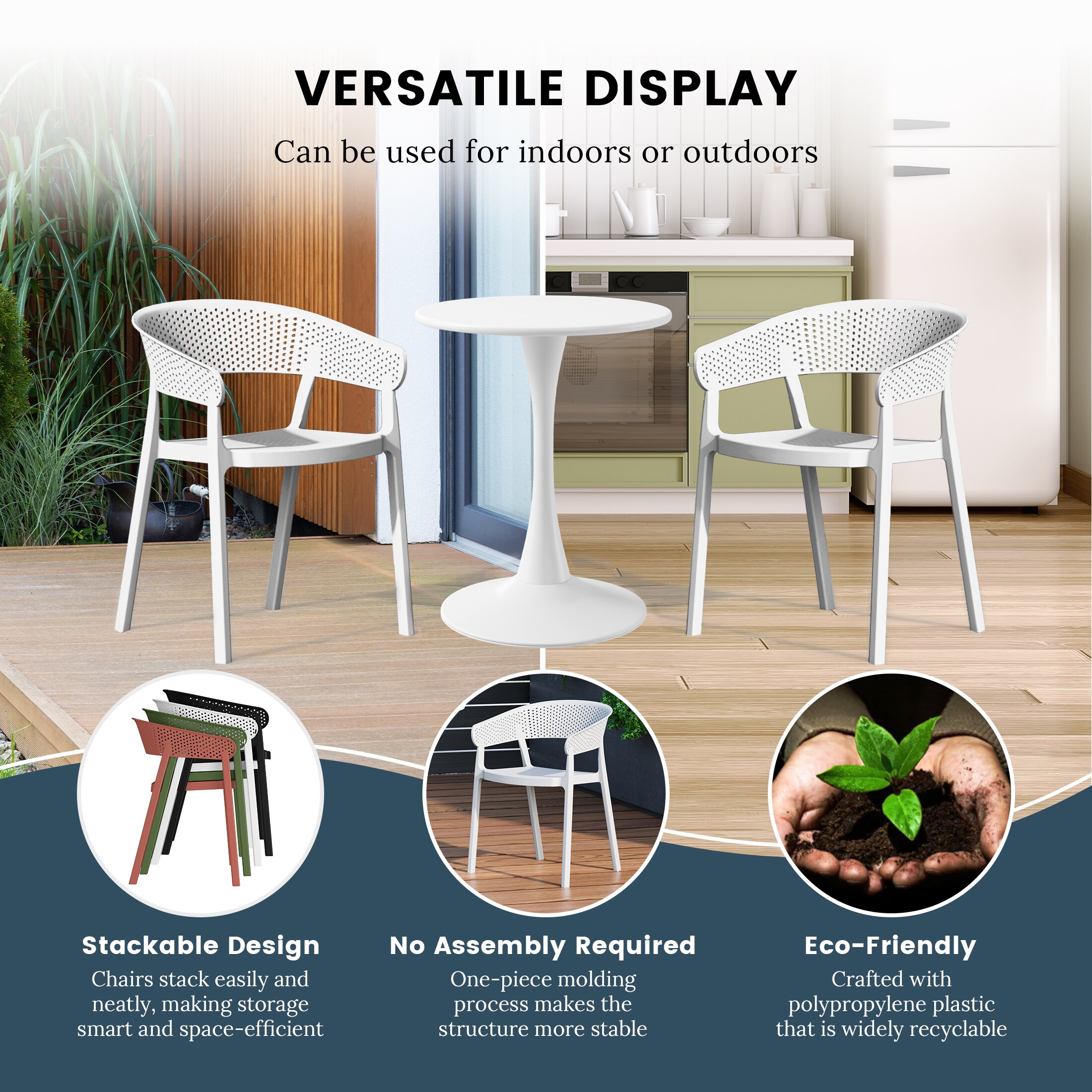 Westin Furniture OP3084-WH Patio-Dining-Sets - View #7