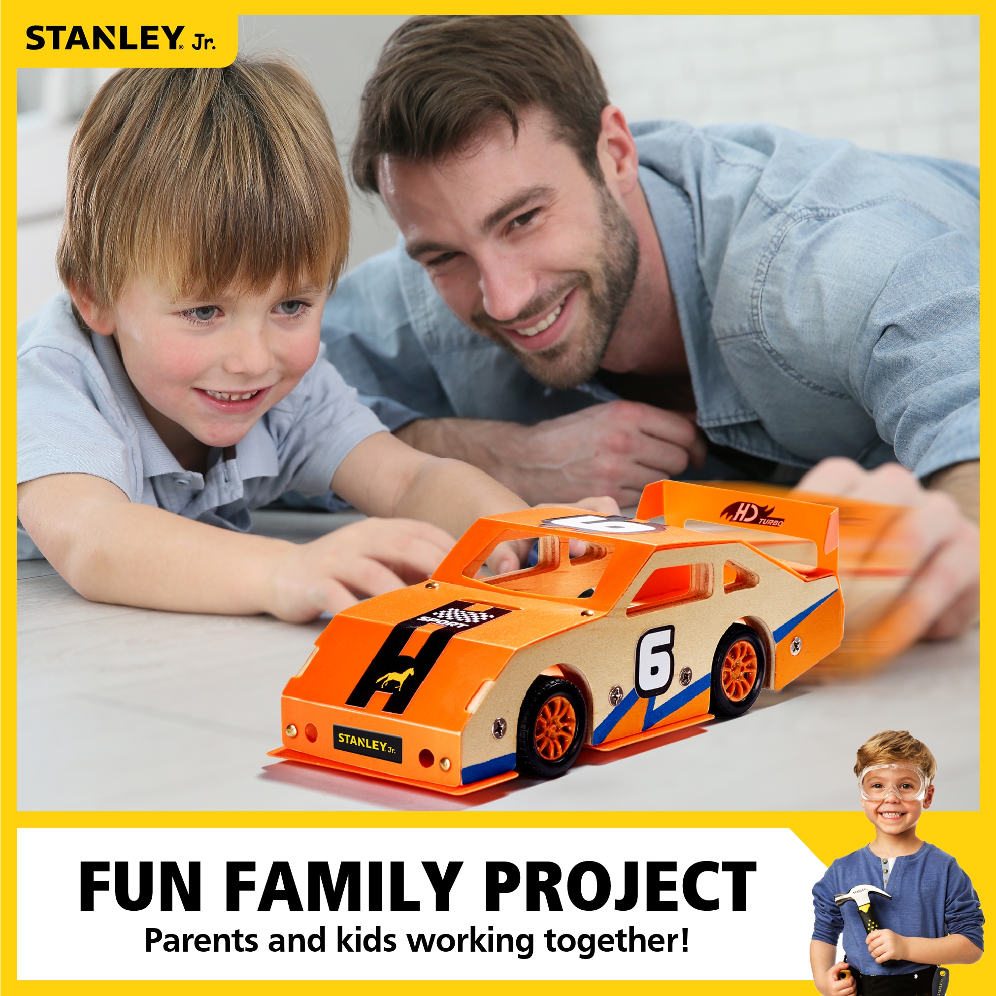 Stanley Jr. OLOK002-SY Kids-Woodworking-Project-Kits - View #9