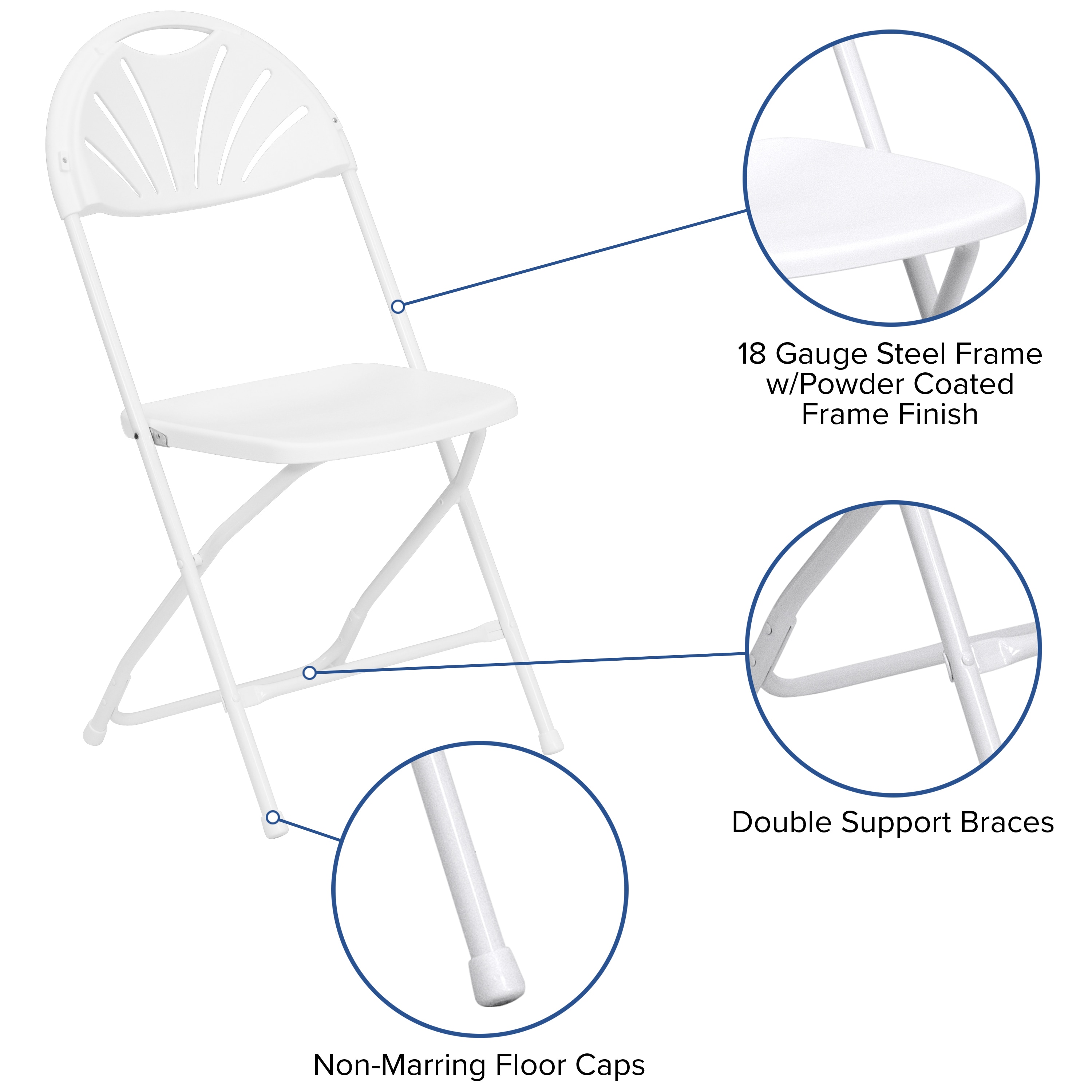 Emma + Oliver 889142415039 Folding-Chairs - View #8
