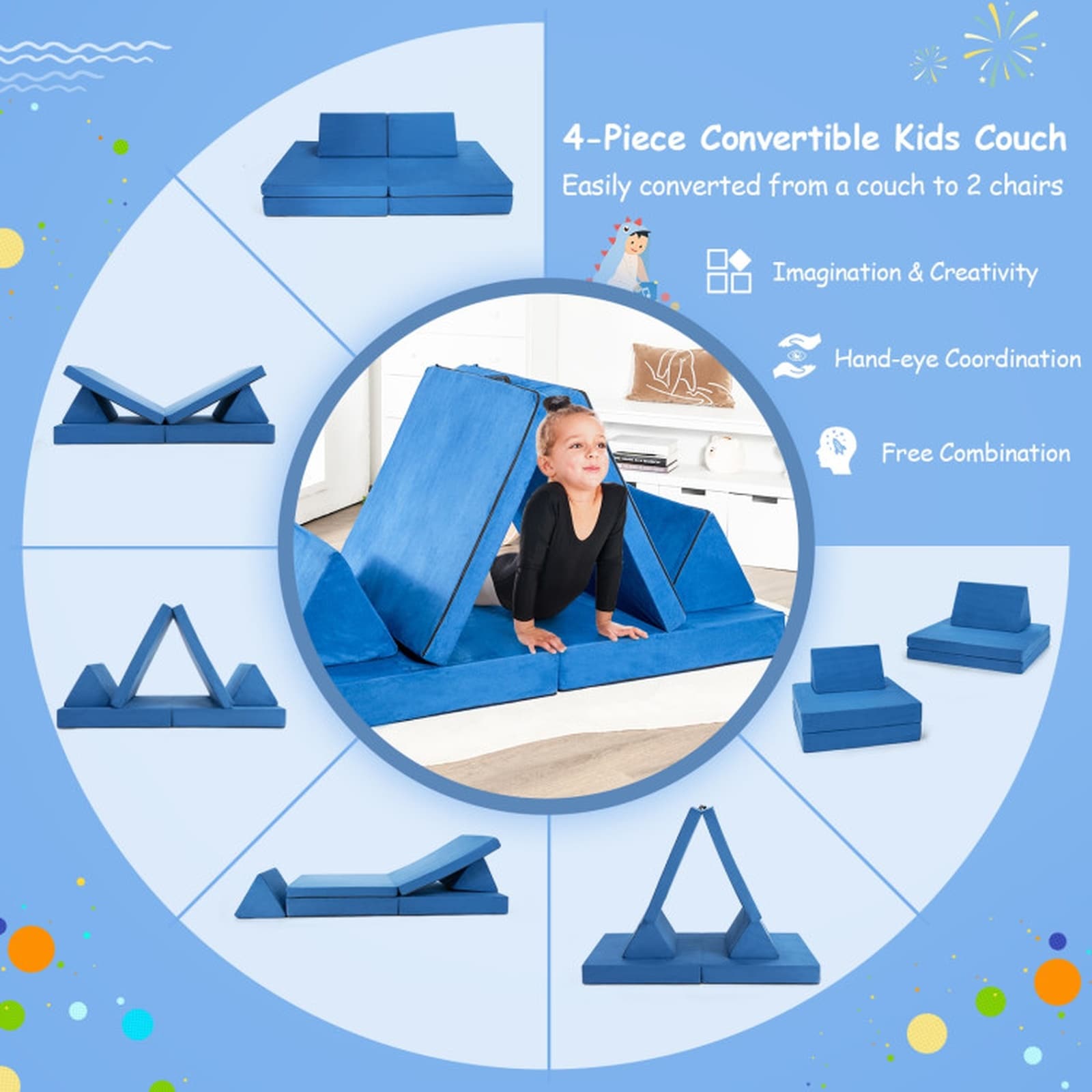 SUGIFT LW047SUGHY185 Folding-Furniture-Sets - View #4