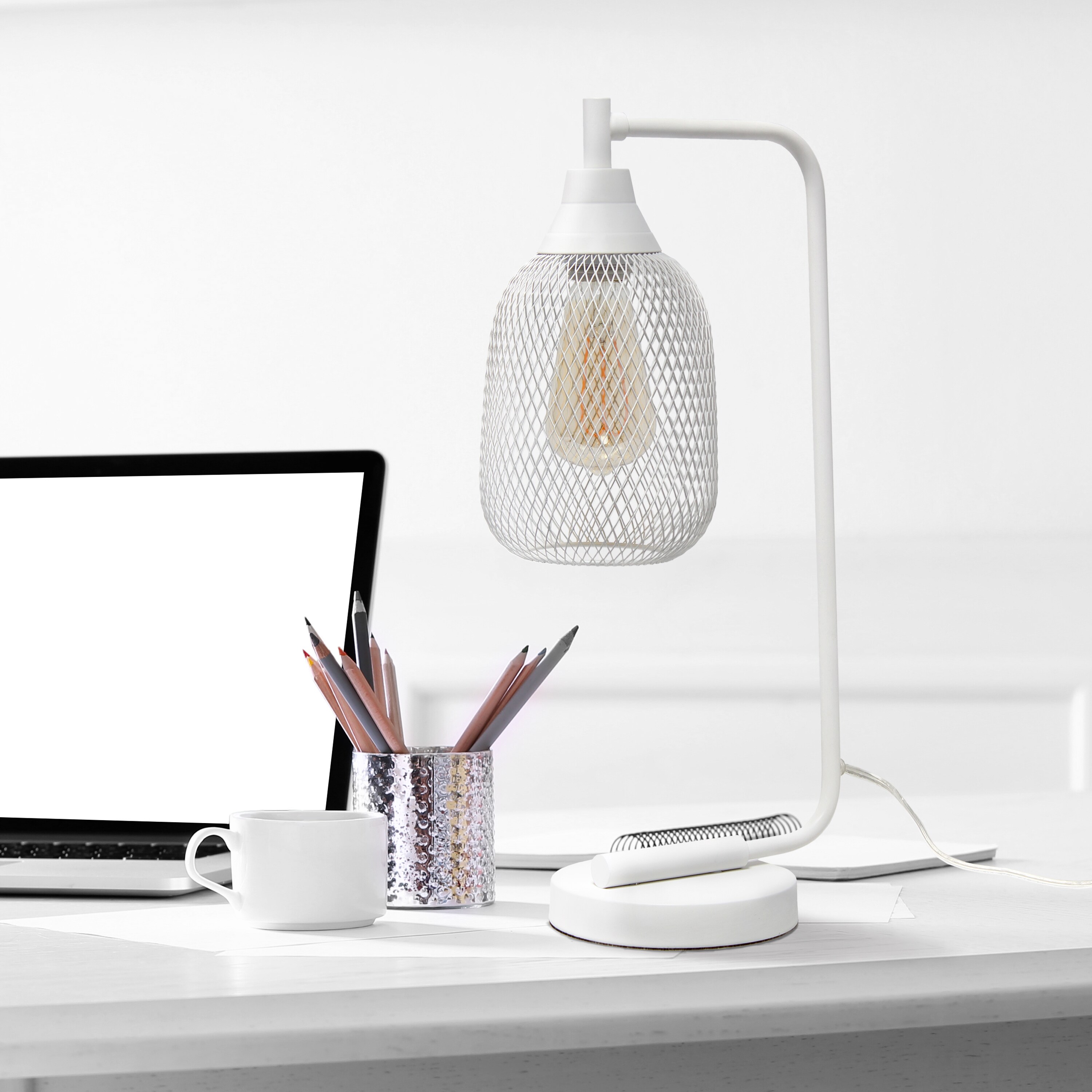 Lalia Home LHD-1000-WH Desk-Table-Lamps - View #5