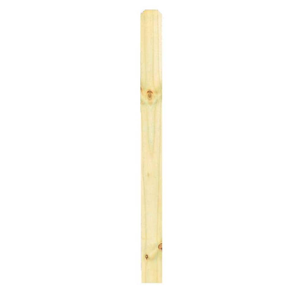 Pine dog ear outlet wood fence picket