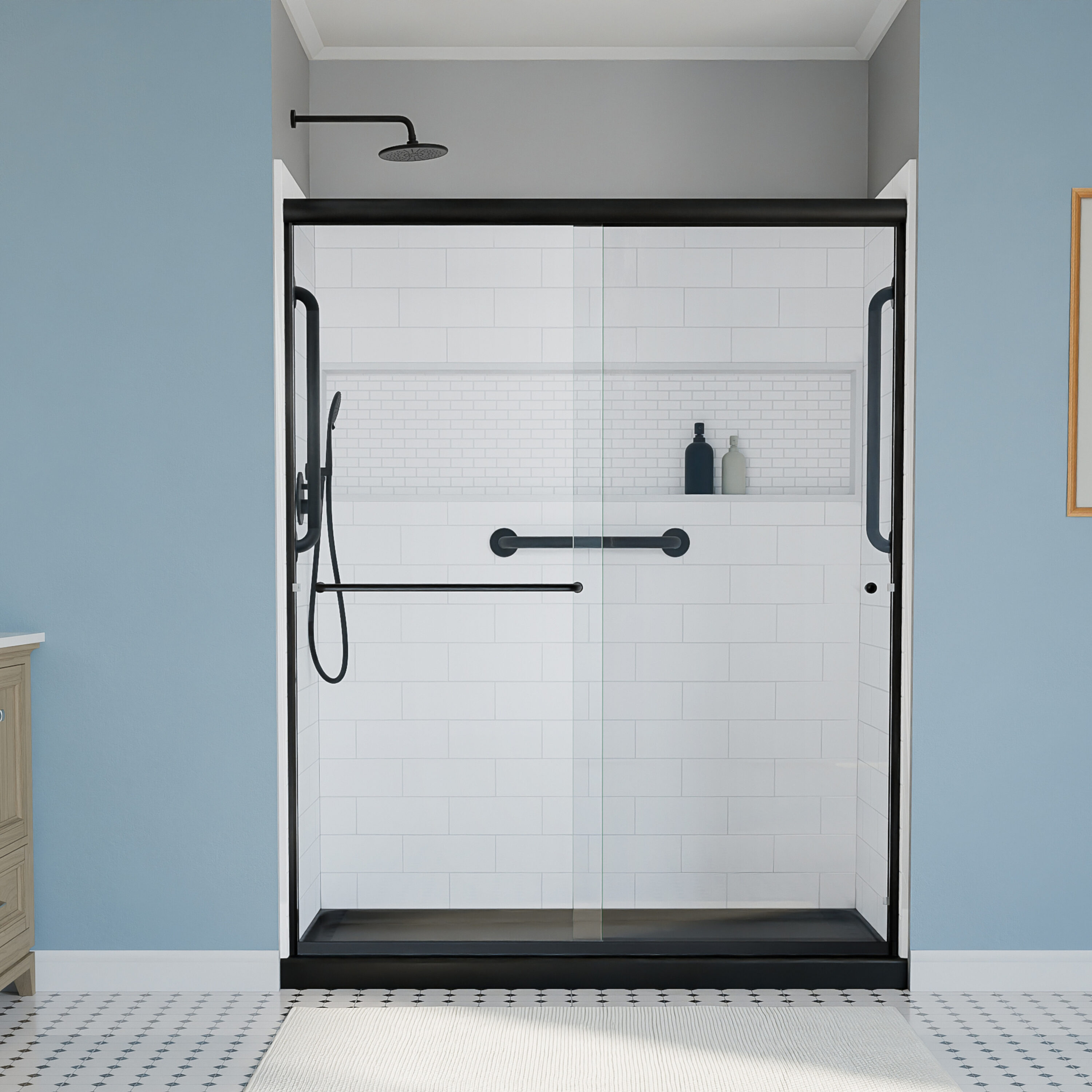 Laurel Mountain LM6032LTSKLMM Alcove-Shower-Kit - View #2
