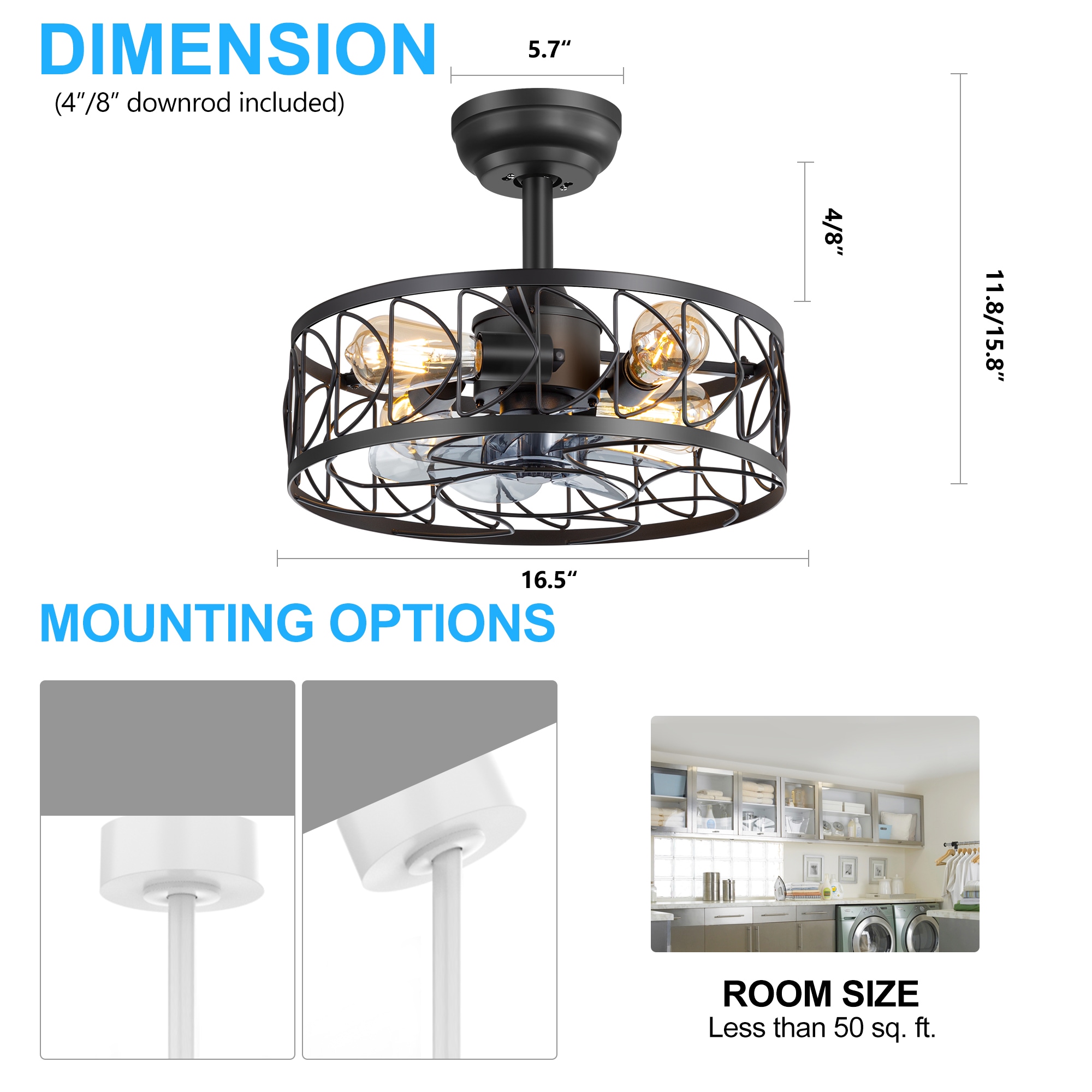 Breezary 35045-BK Ceiling-Fans - View #8