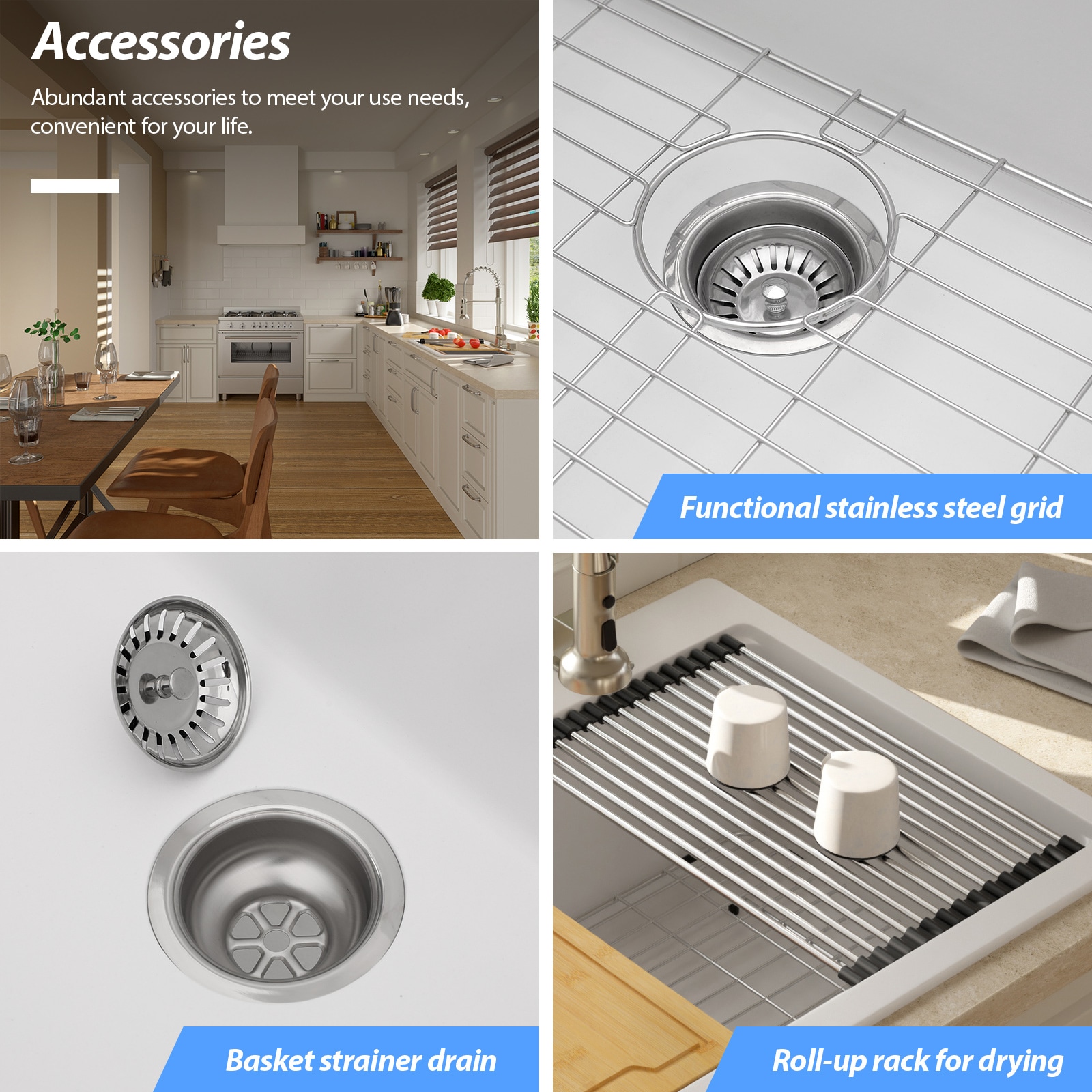 Lordear LD-SYSWHTS30 Kitchen-Sinks - View #7