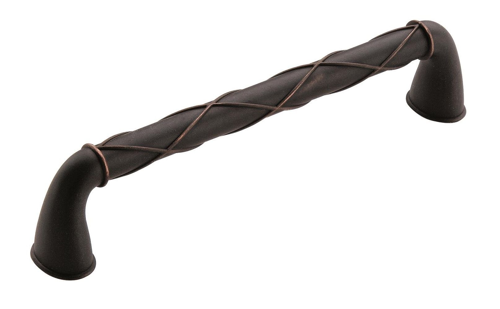 Amerock BP55423DOB Lattice 6-5/16-in Center to Center Dark Oiled Bronze Arch Handle Drawer Pulls