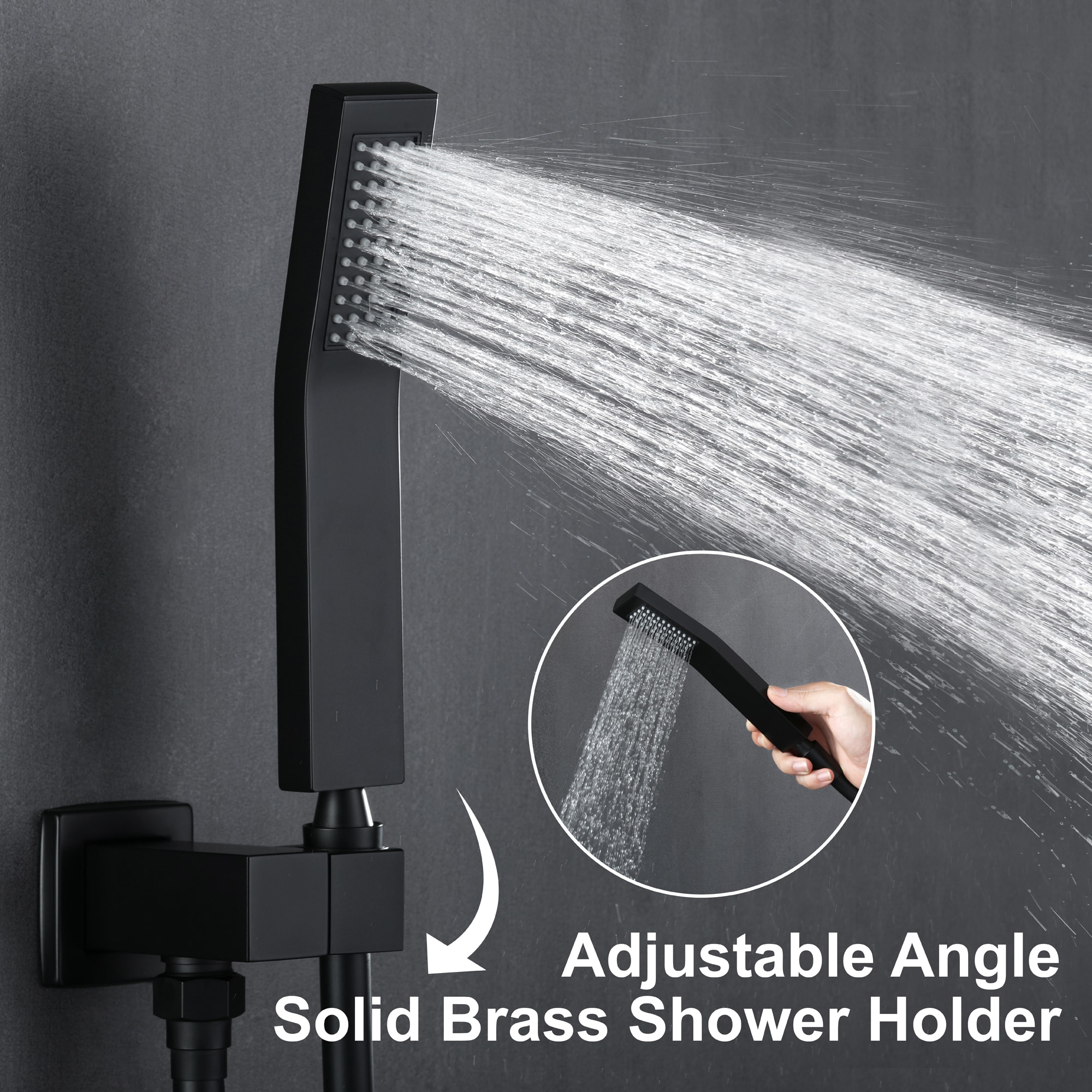 WELLFOR SPA-88003B Showerhead-Bar-Panels - View #5
