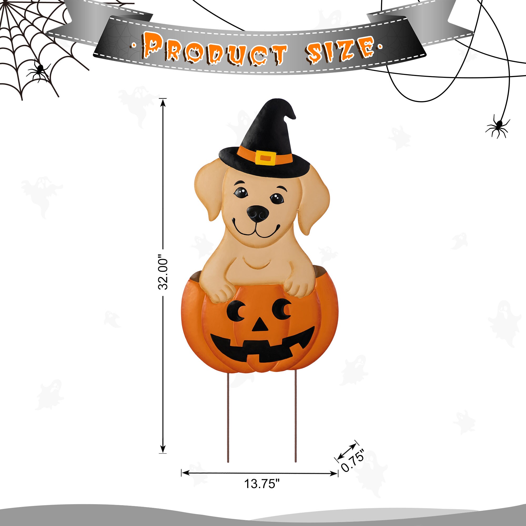 Glitzhome 2030200027 Table-Halloween-Decor - View #4