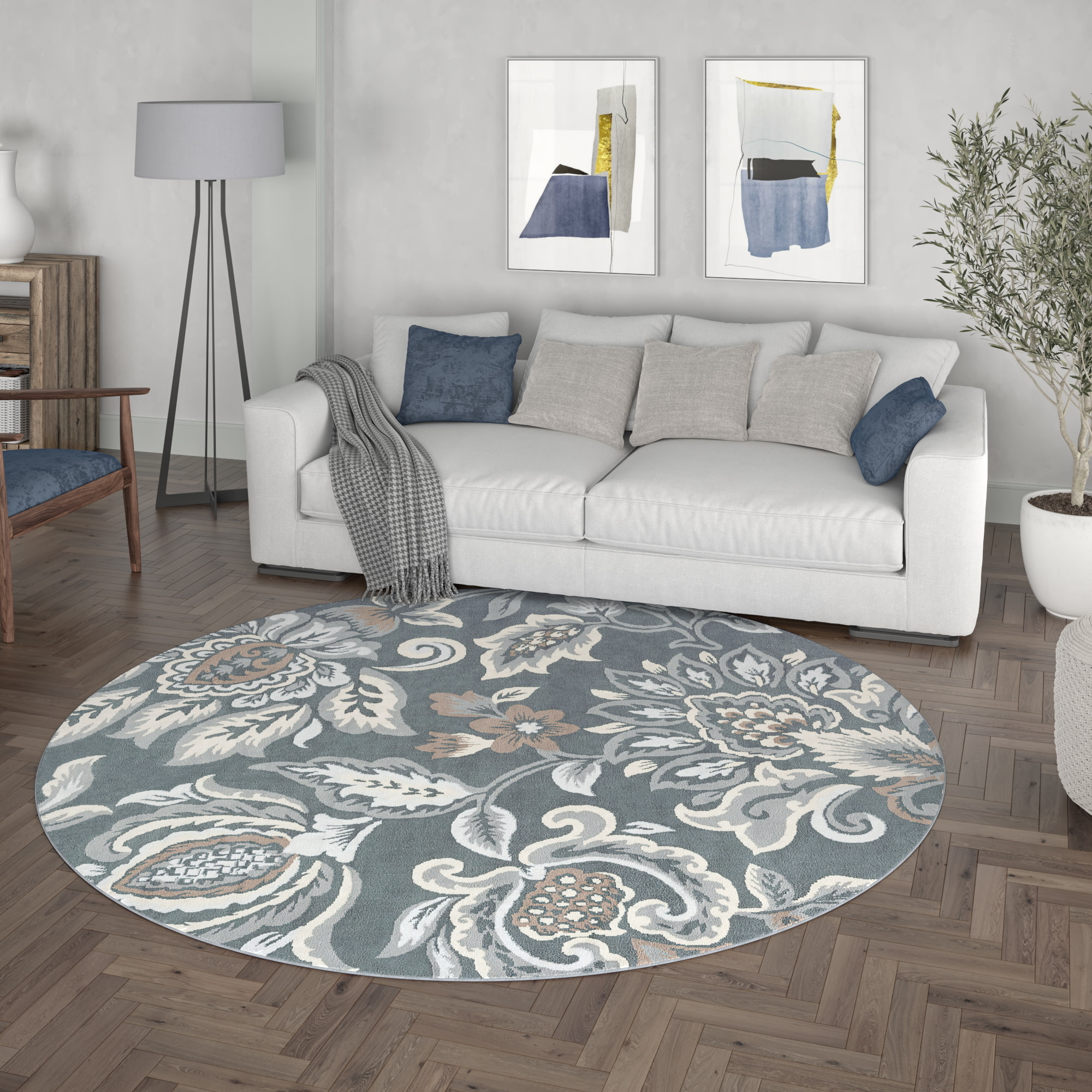 Tayse MDN4241 8RND rugs - View #5