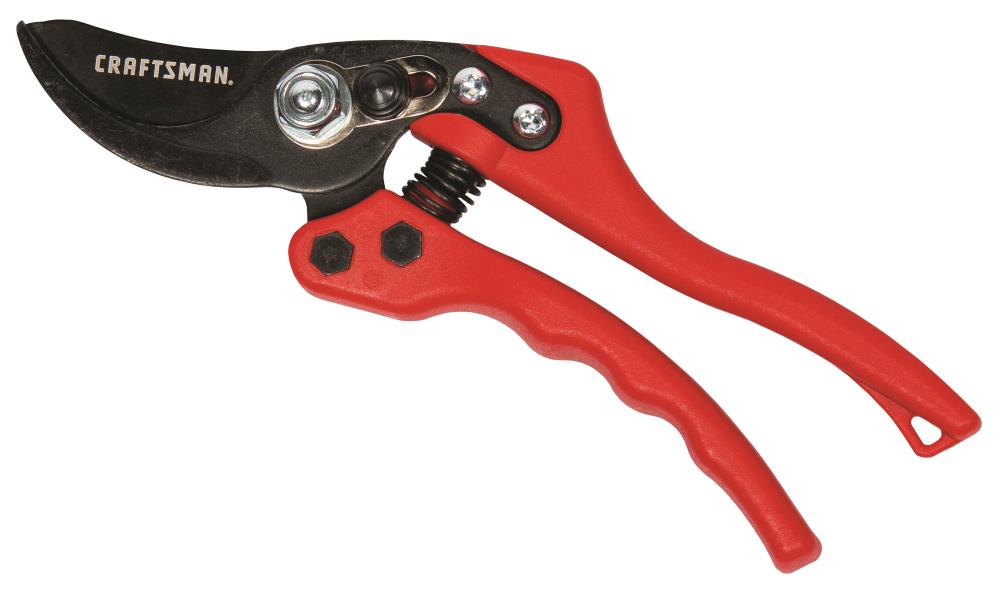 CRAFTSMAN Carbon Steel Bypass Hand Pruner with Adjustable Grip in the Hand  Pruners department at