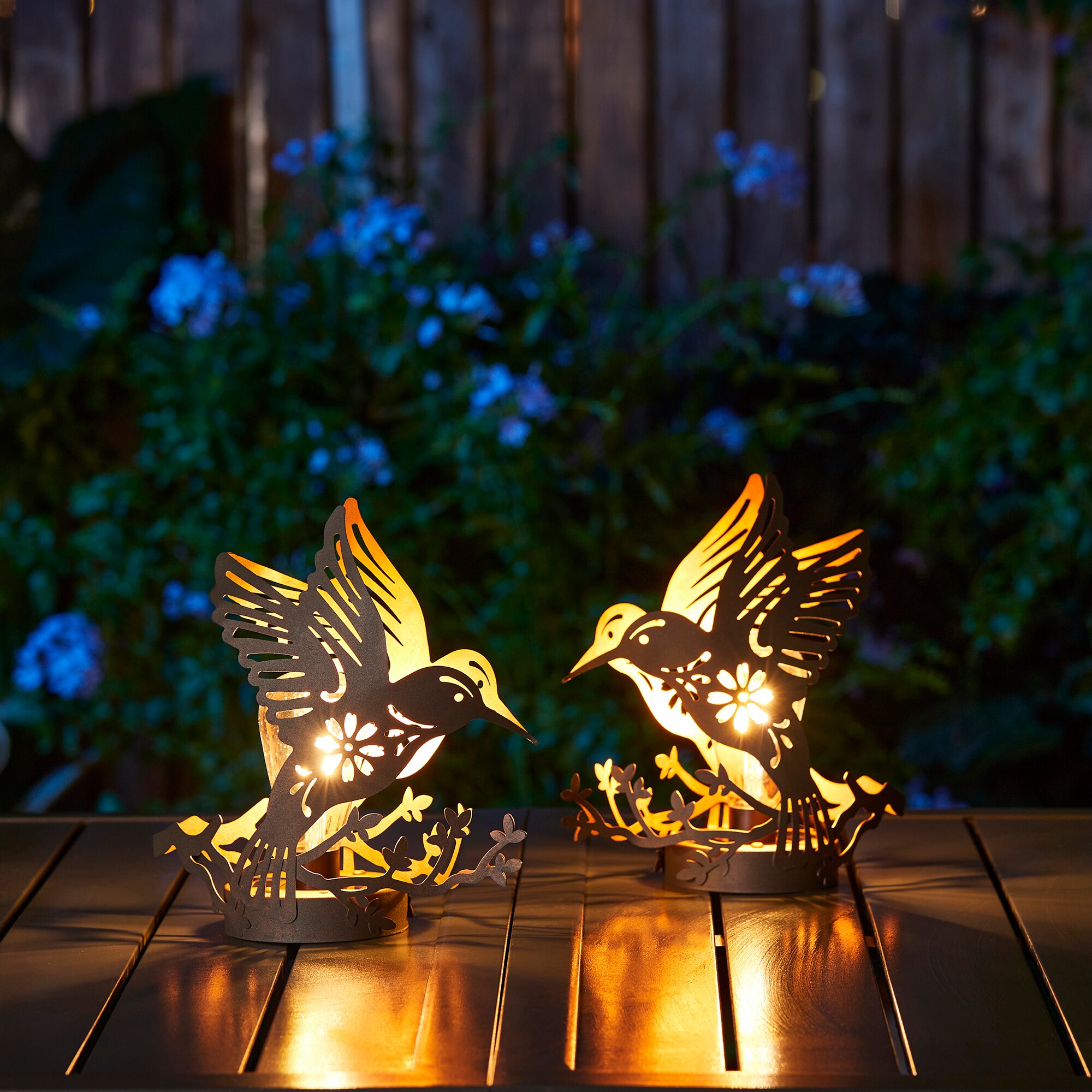 Glitzhome 2023300074 Outdoor-Decorative-Lanterns - View #2