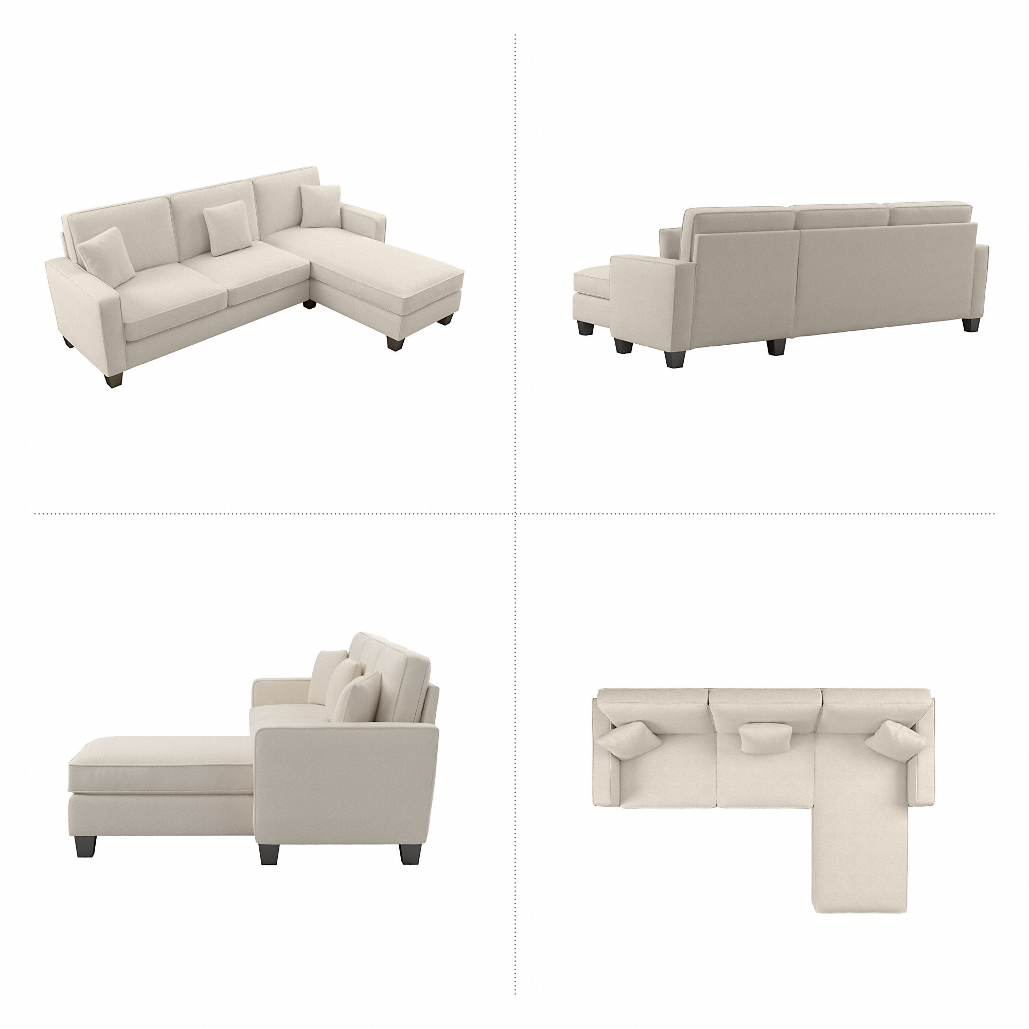 Bush Furniture SNY102SCRH-03K Sofas-Loveseats - View #4
