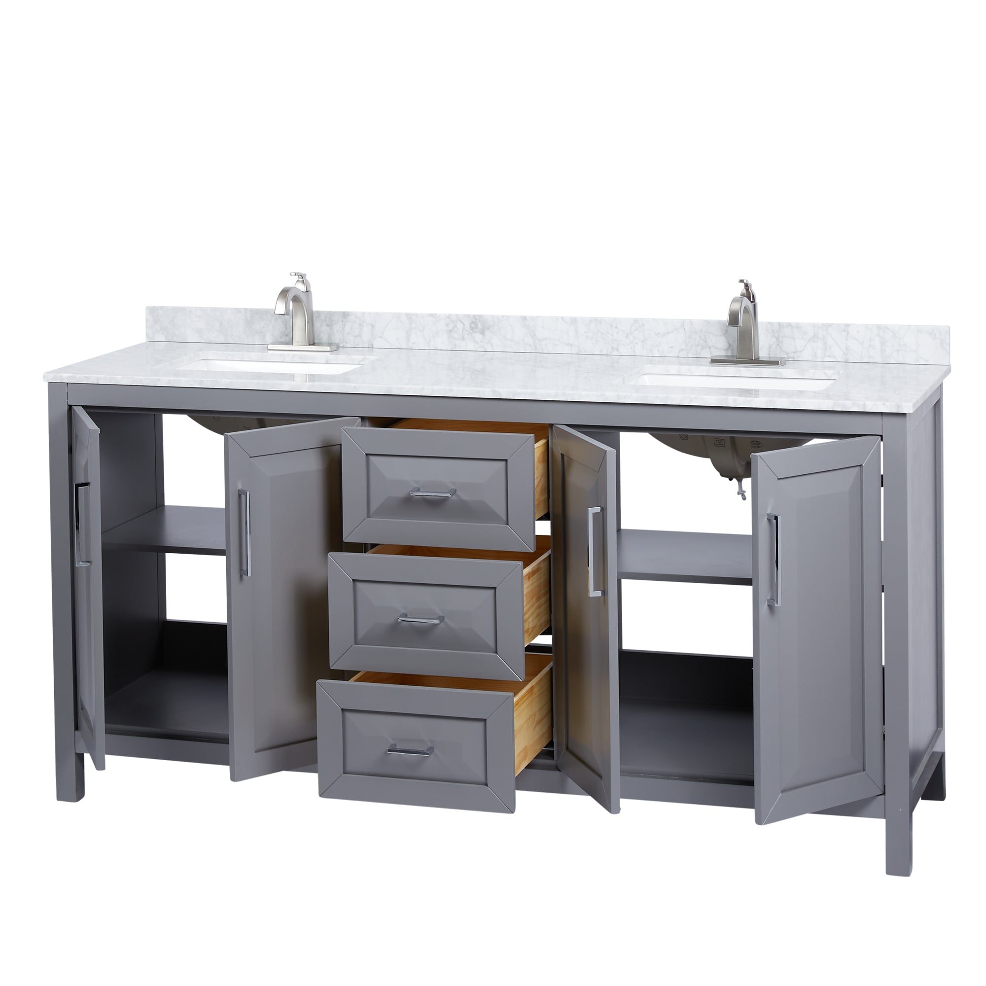 Wyndham Collection WCV252572DKGCMUNSMXX Bath-Vanity-Combo - View #4