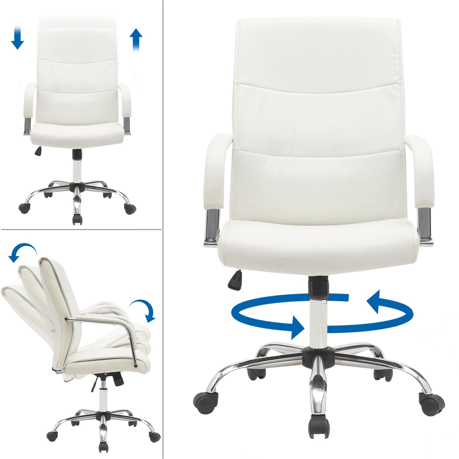 BWE A-9CHAIR-04-WH Office-Chairs - View #6