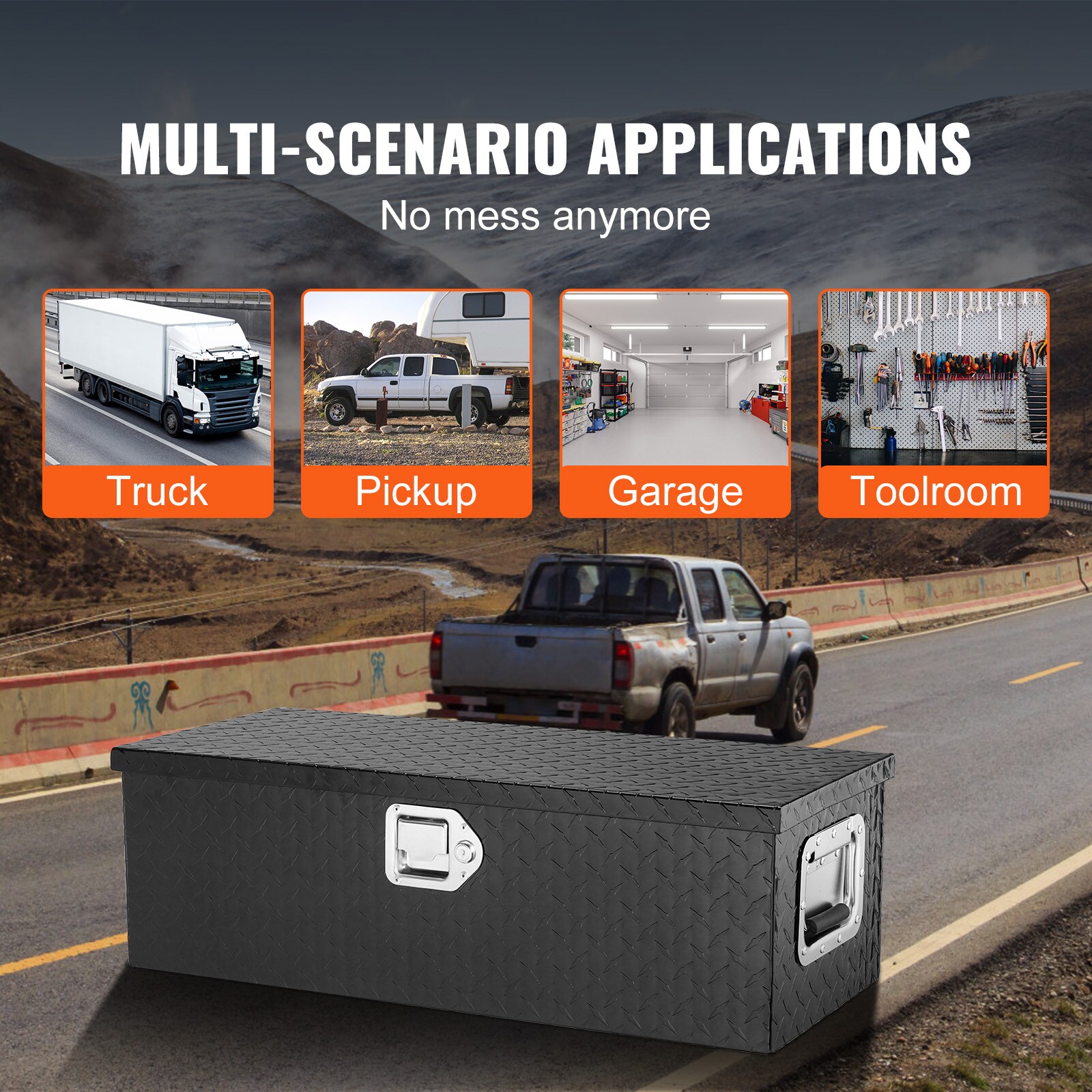 VEVOR LCZXG30X13X96UJDLV0 Truck-Tool-Boxes - View #7