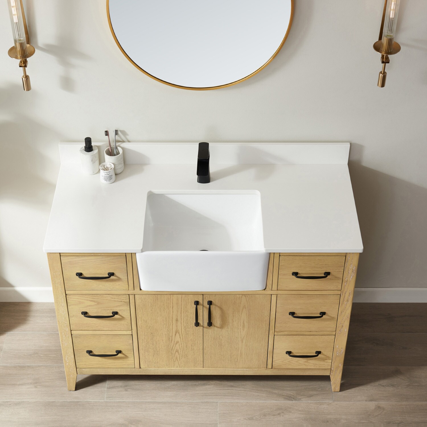 Vinnova 797048-WA-WH Bath-Vanity-Combo - View #4
