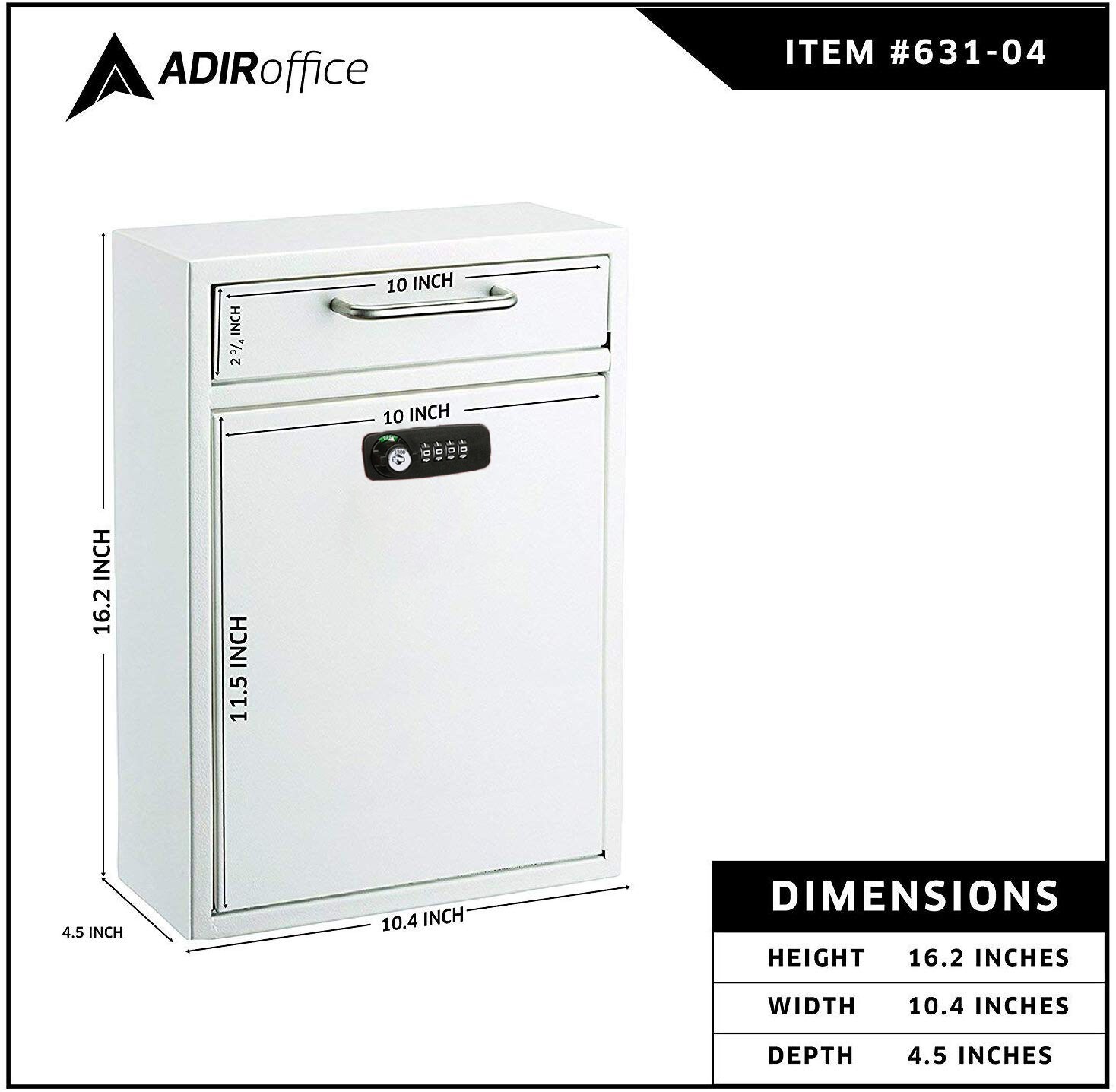 AdirOffice ADI631-04-BLU-KC  - View #4