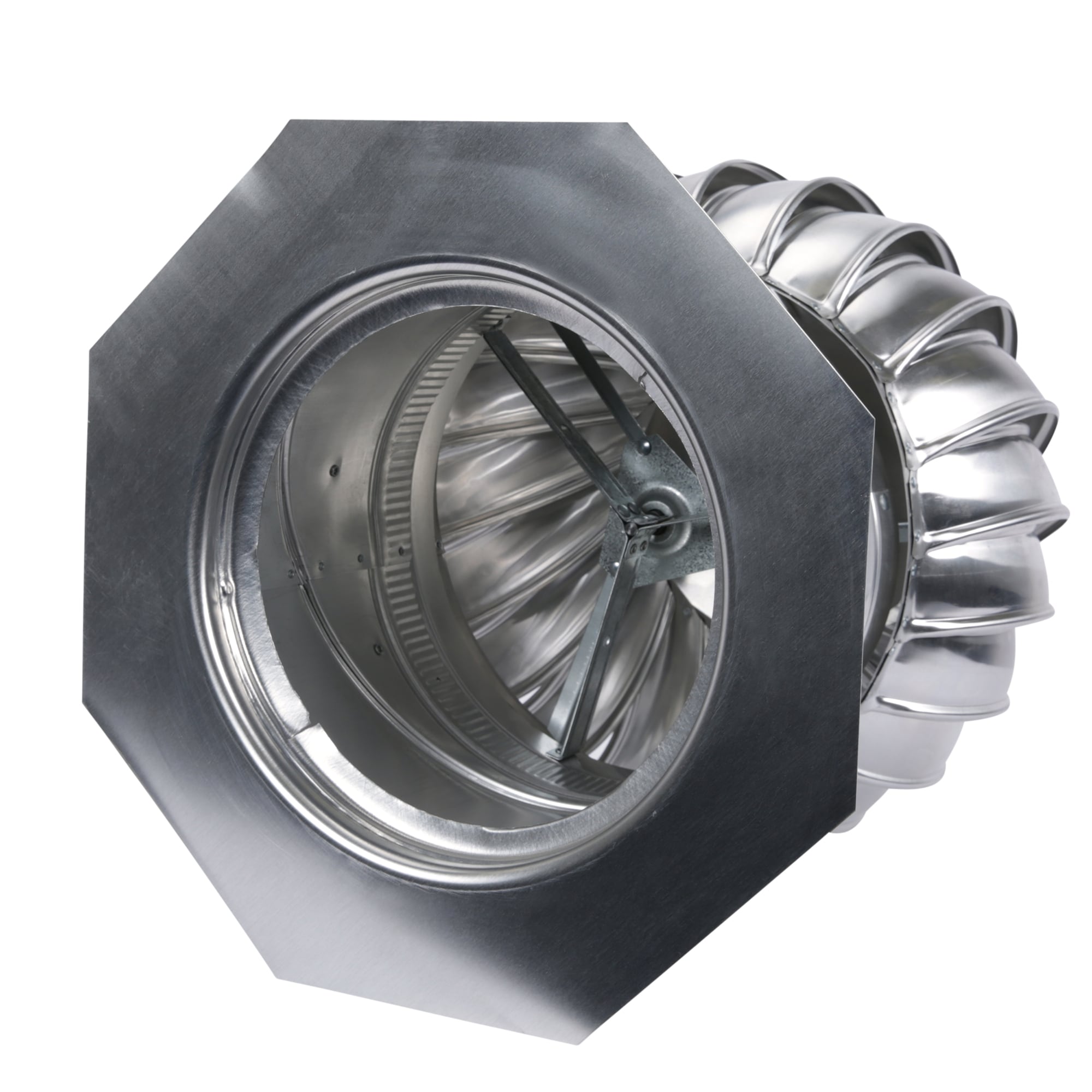 Master Flow Mill 12-in Galvanized Steel Externally Braced Roof Turbine Vent  in the Roof Turbine Vents department at