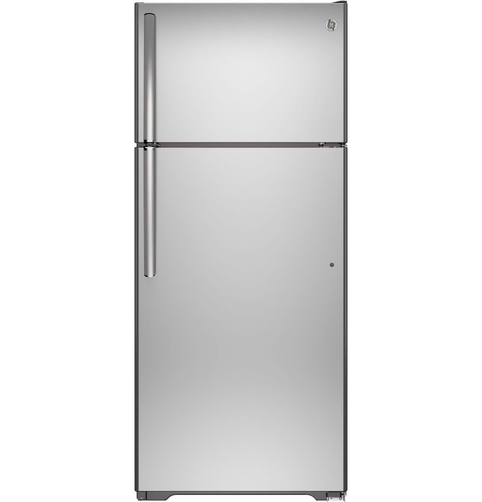 GE GTS18GSHSS 17.5-cu ft Top-Freezer Refrigerator (Stainless Steel)