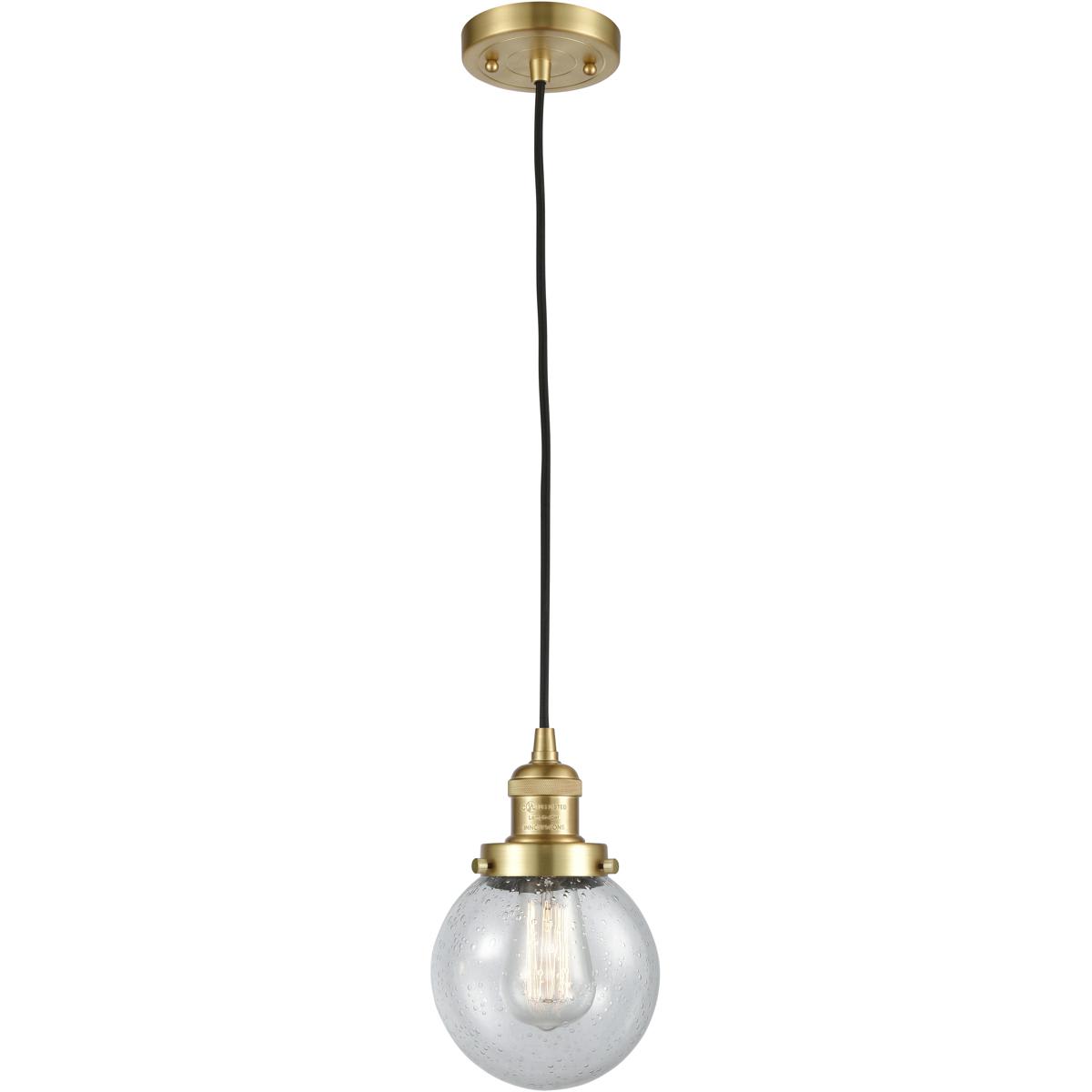 Innovations Lighting 1886095 201C-SG-G204-6 Franklin Restoration Beacon Mini Pendant