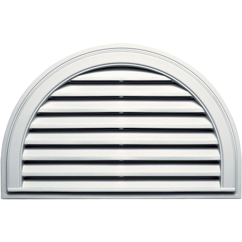 Half Round Gable Vents At