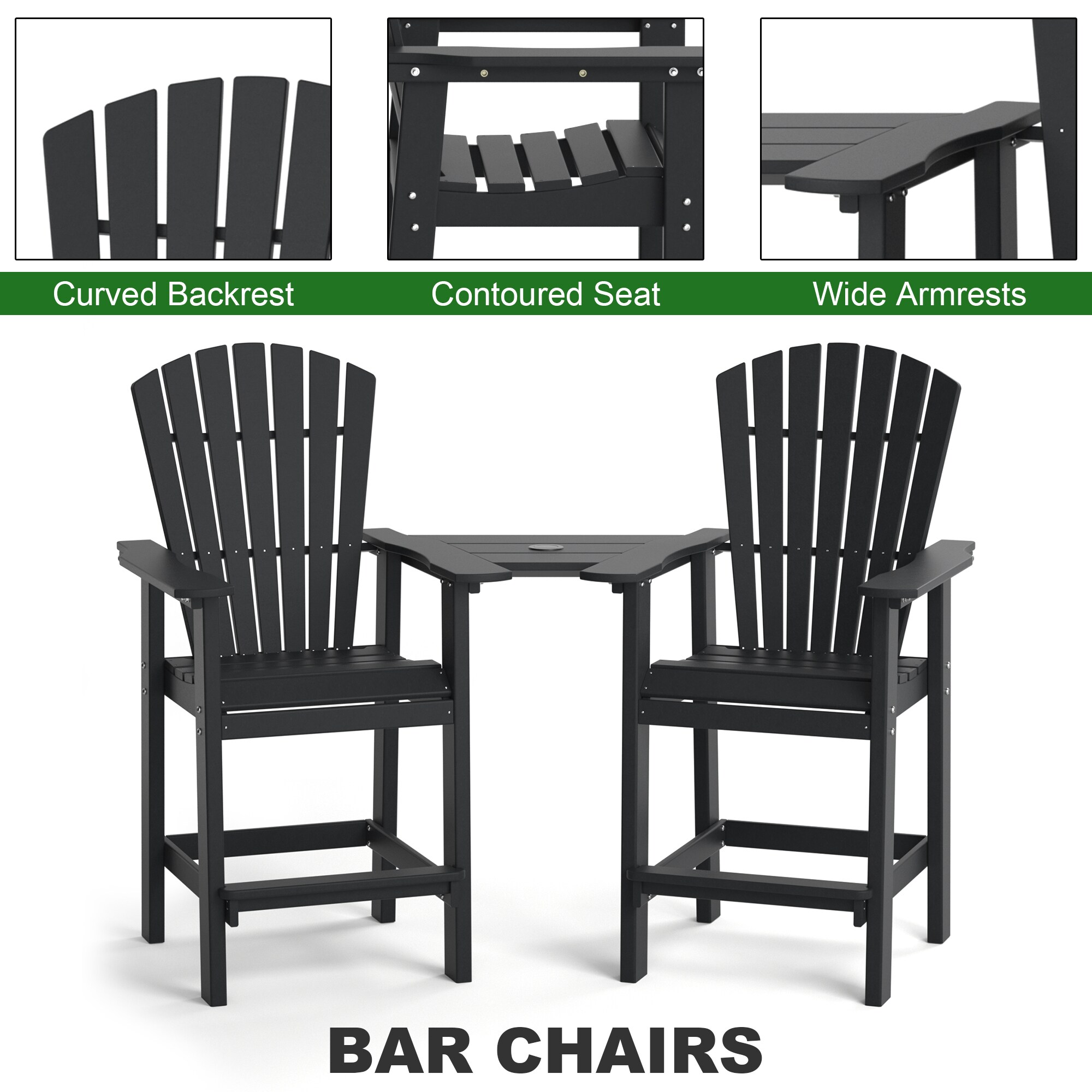 Upland BC-HE01-BK Patio-Chairs - View #3