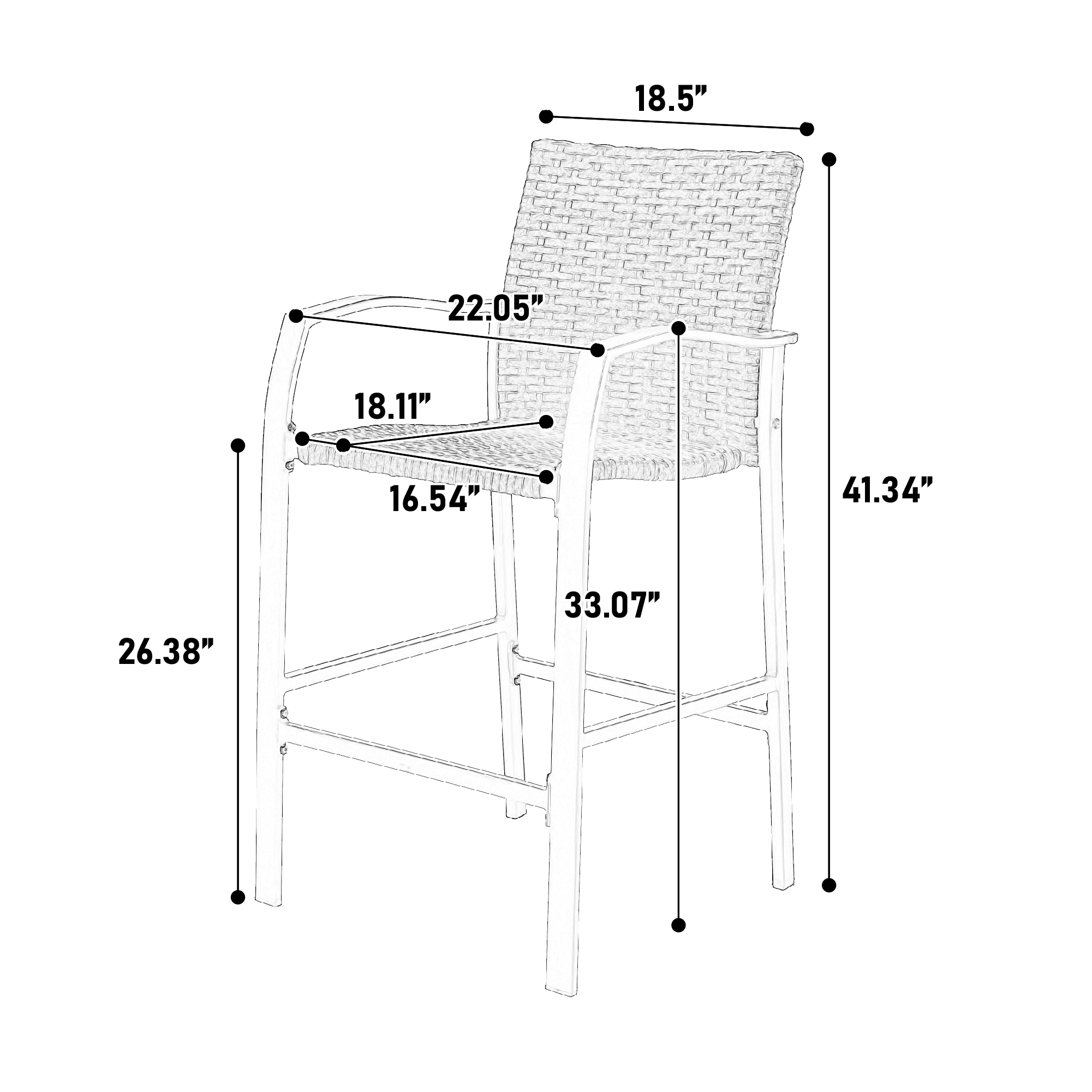 AHIOU HOME ZAAHG-P256895DS Patio-Dining-Sets - View #10