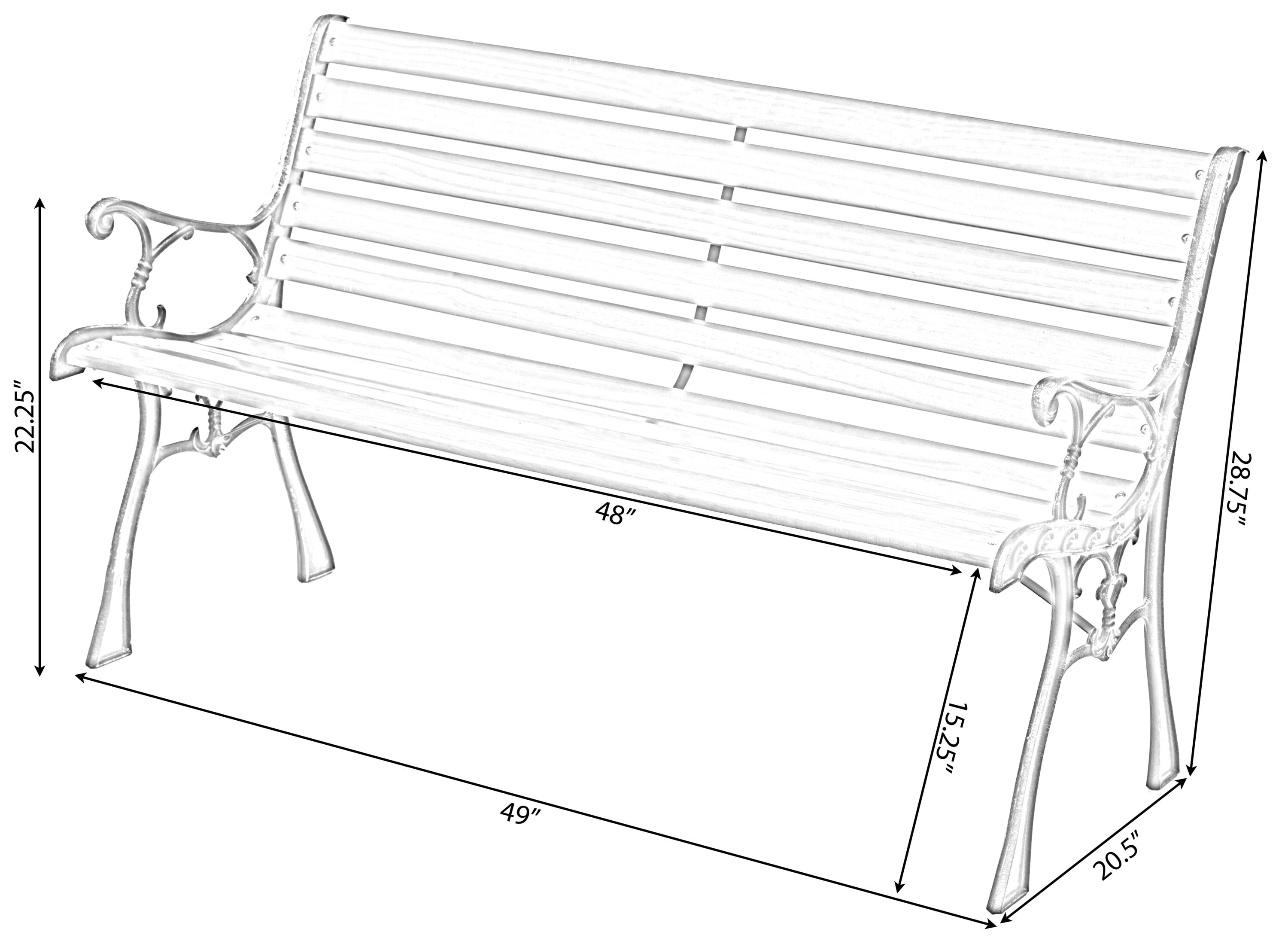 Quickway Imports QI003712 benches - View #6