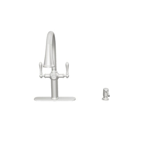 KOHLER Neuhaus 2-Handle Deck Mount Pull-Down Handle/Lever Kitchen Faucet (Deck Plate Included) KOHLER Neuhaus 2-Handle Deck Mount Pull-Down Handle/Lever Kitchen Faucet (Deck Plate Included)