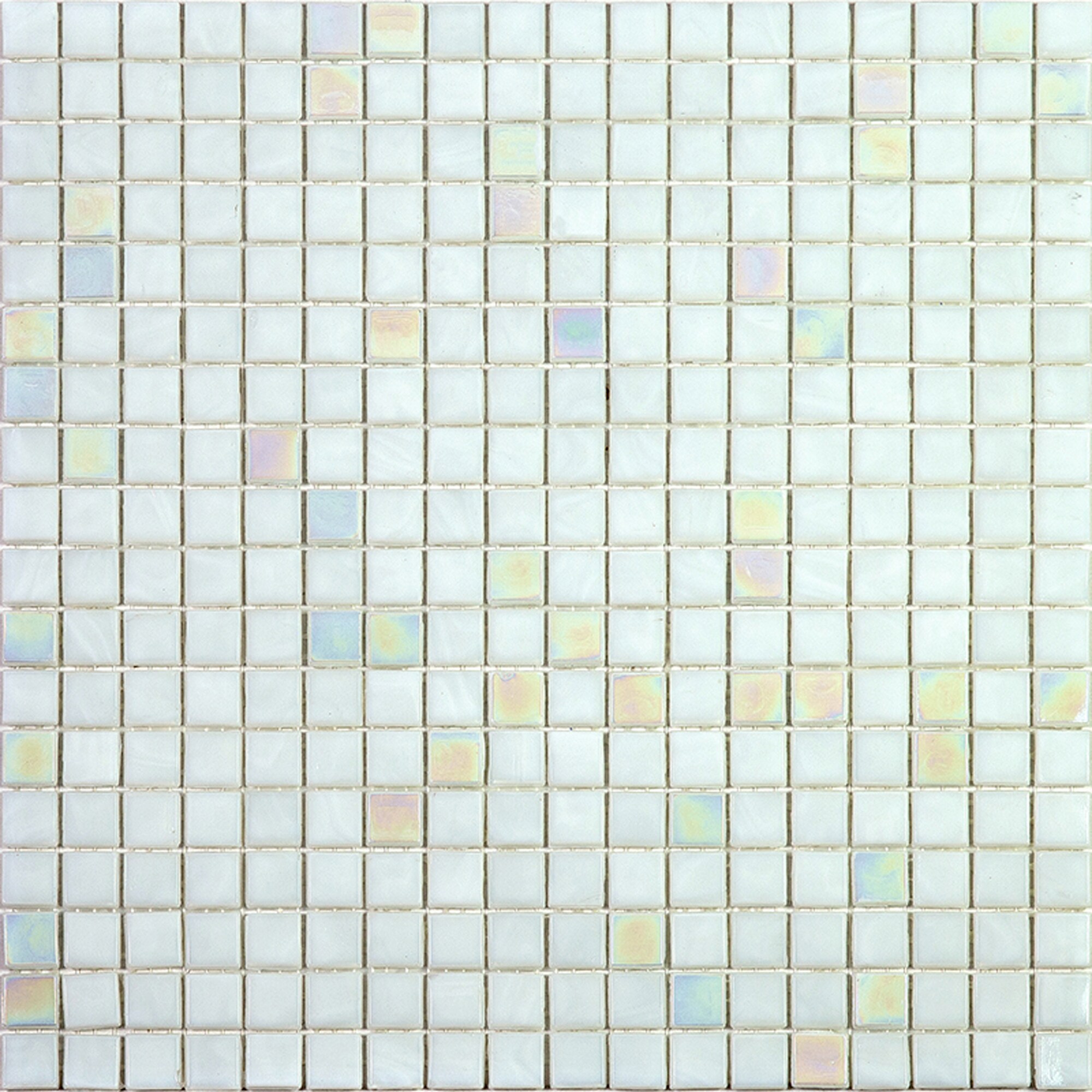Apollo Tile Mingles Beige and Pearl 11-1/2-in x 11-1/2-in Glossy Glass Uniform Squares Floor and Wall Tile (18.69-sq. ft/ Carton)