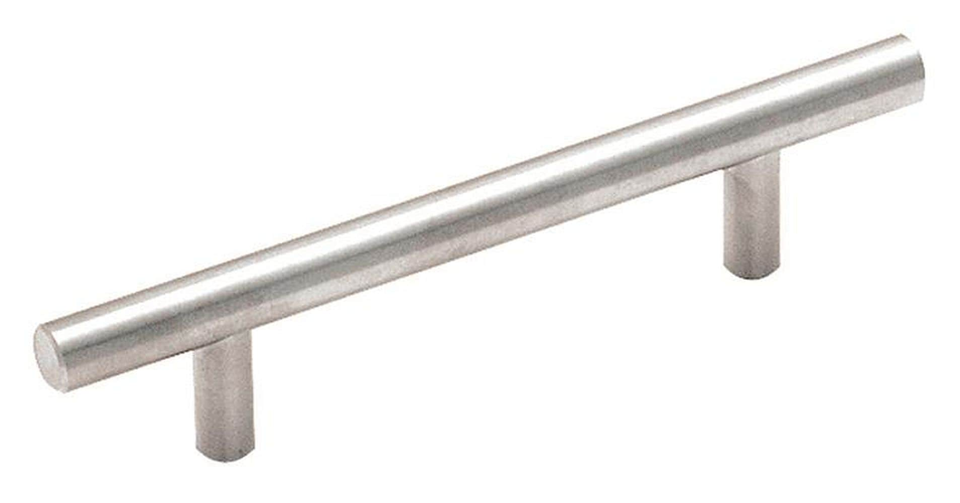 Amerock Bar Pulls 3-3 4-in Center To Center Stainless Steel Cylindrical 