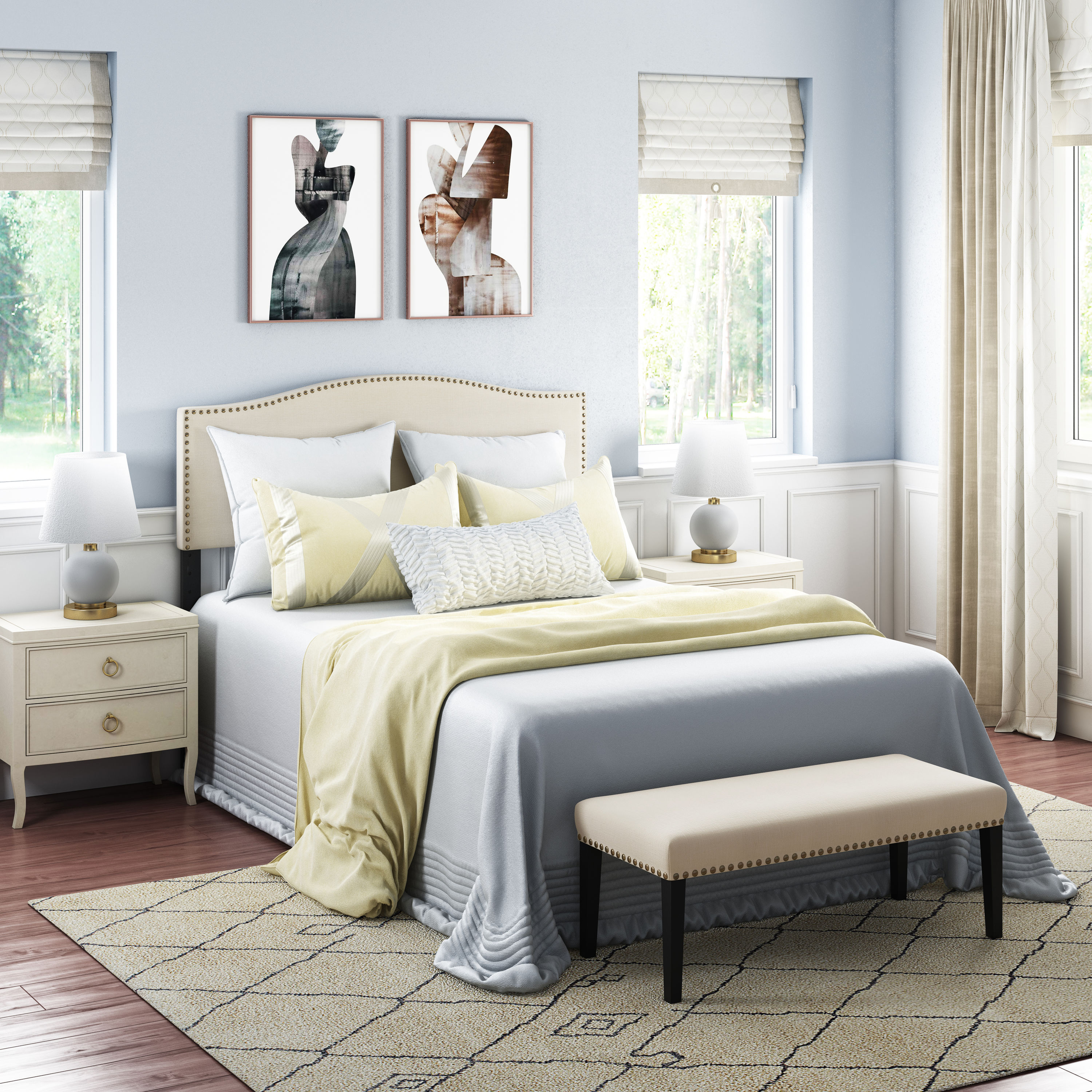 Accentrics Home DS-D447-650-1 Upholstered-Headboards - View #8