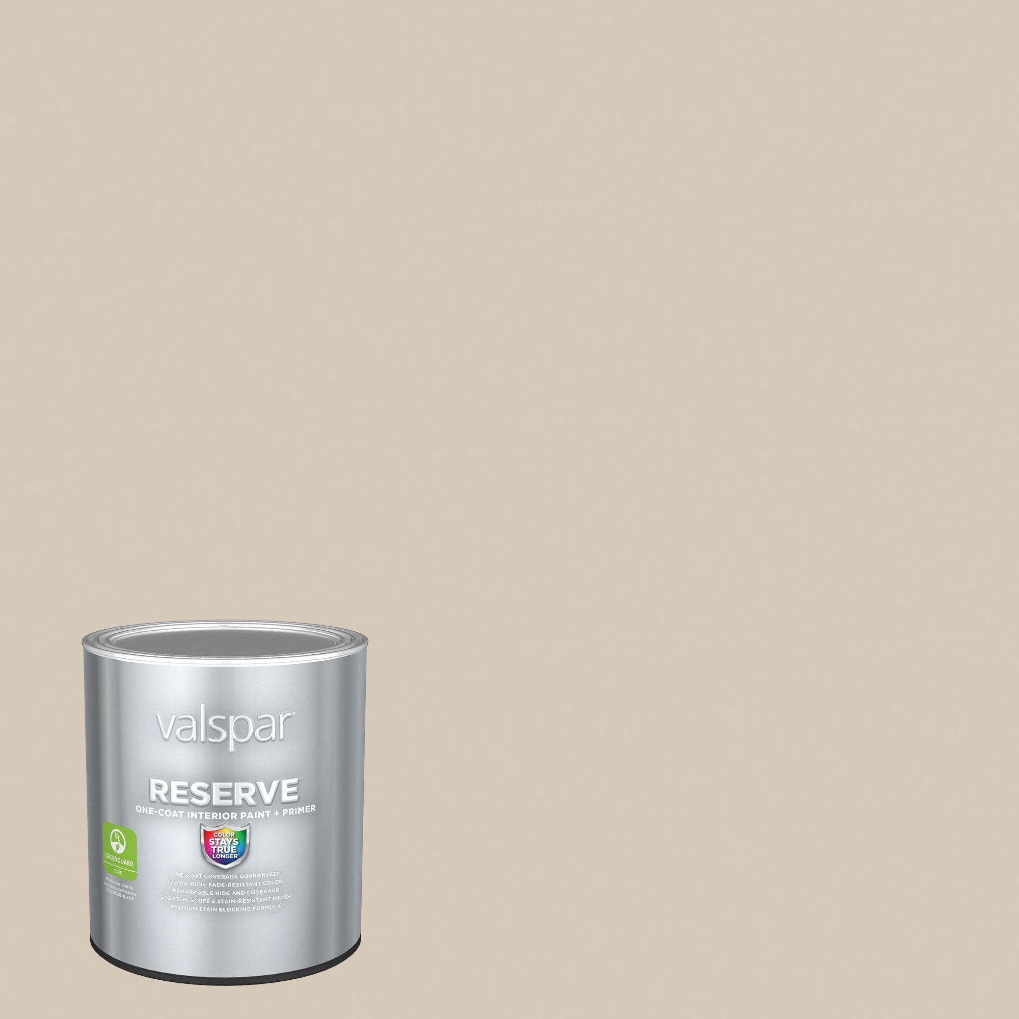 Valspar 2008-10B-2916571 Reserve Semi-gloss Desert Fortress 2008-10B Latex Interior Paint Paint + Primer ( 1-quart )