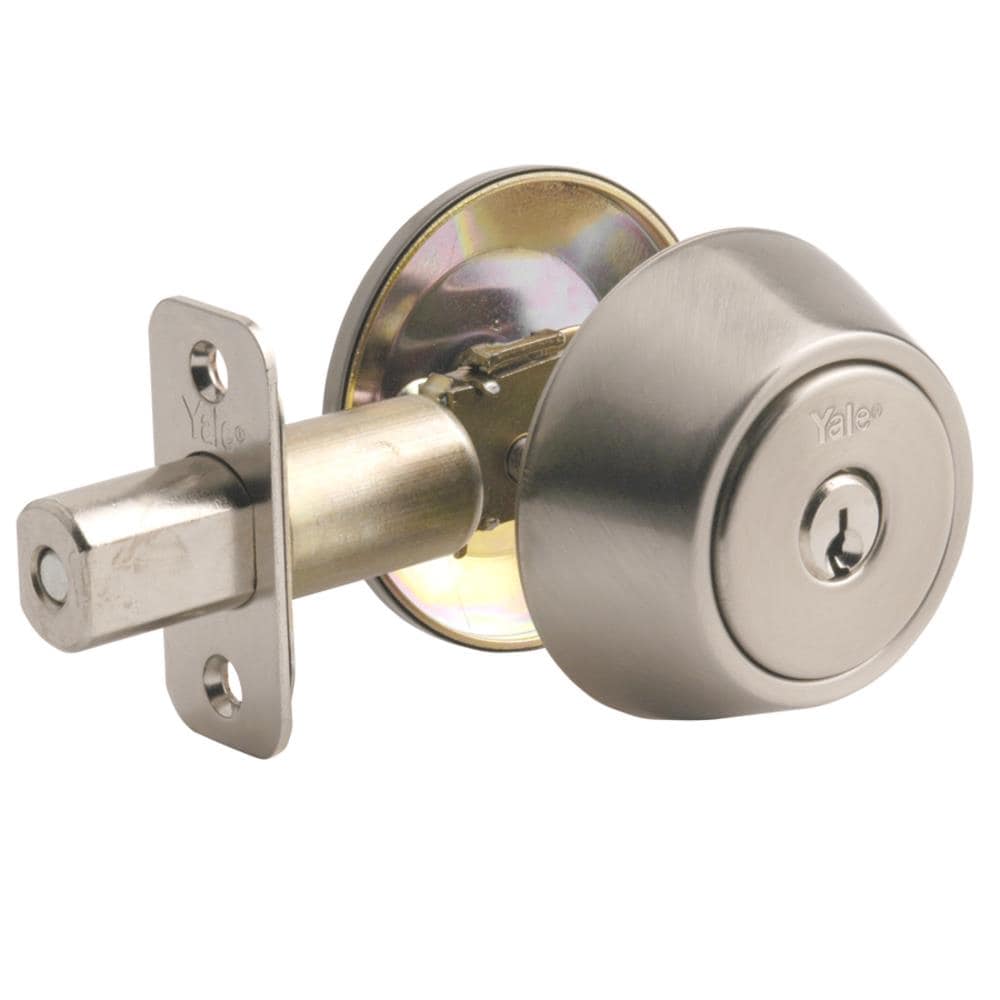 Yale Security 800 New Traditions Satin Nickel Single Cylinder Deadbolt 