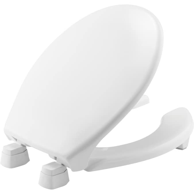 Bemis Medical Assistance White Round Toilet Seat In The Seats Department At Com - Bemis Toilet Seat Cover Installation