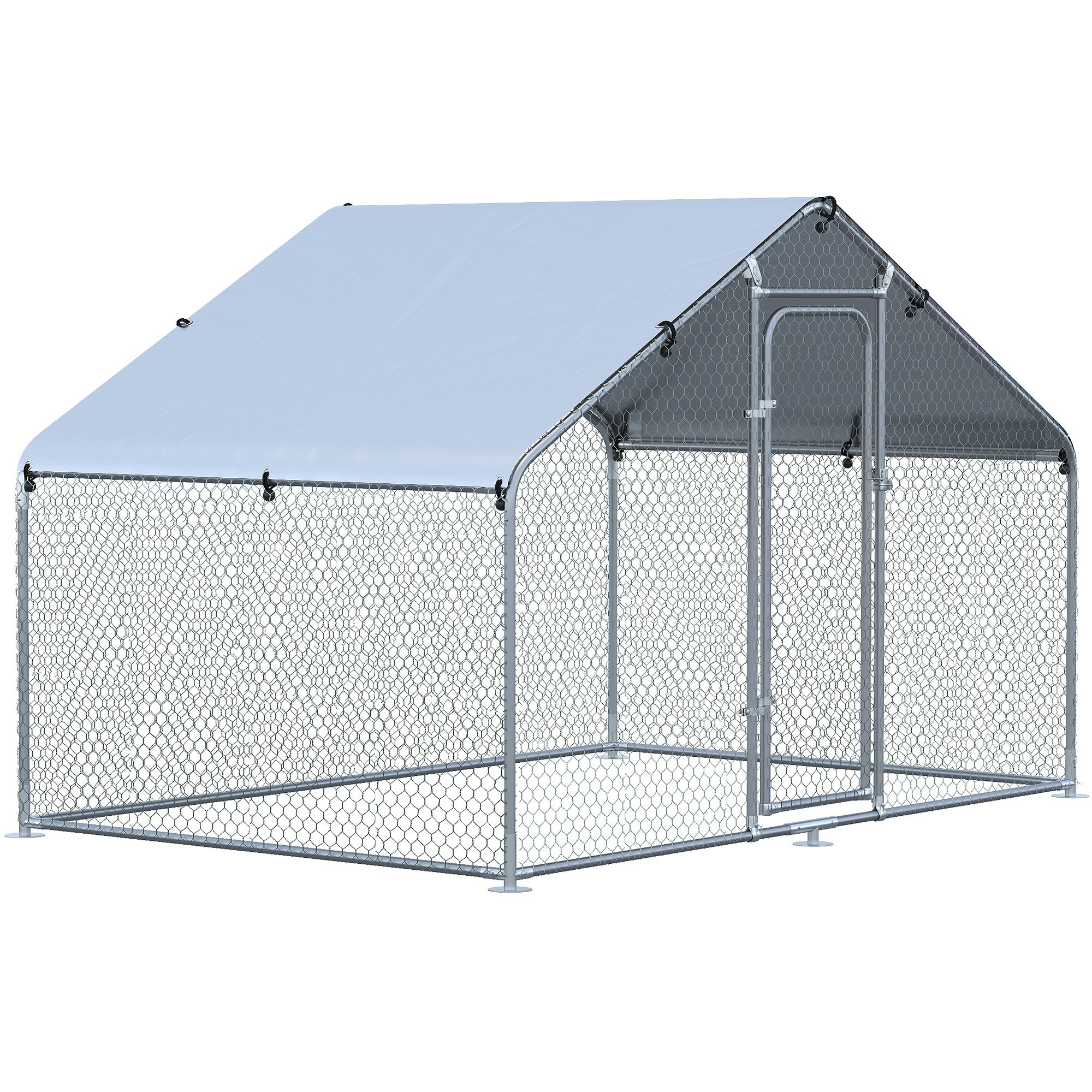 Maocao Hoom JL166336 Silver Metal Chicken coop