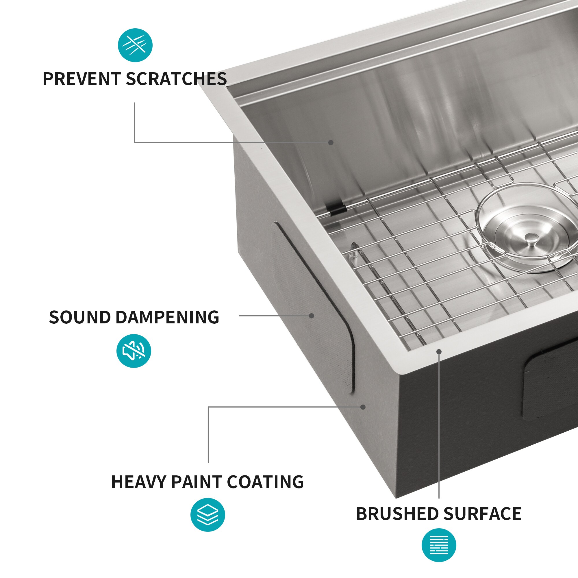 Forclover KCS-P12 Kitchen-Sinks - View #13