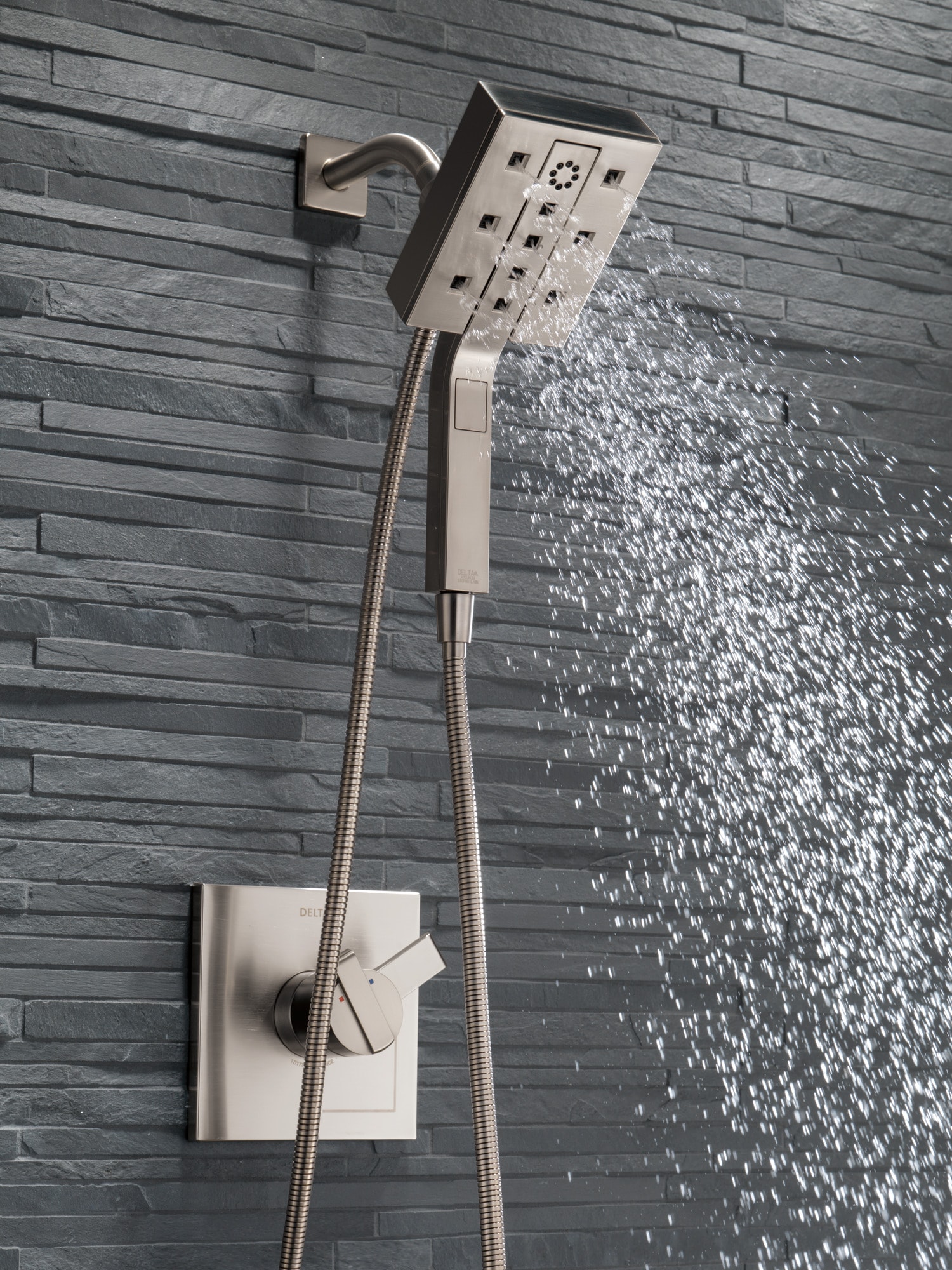 Delta T17067-SS Bath-Shower-Facc - View #3