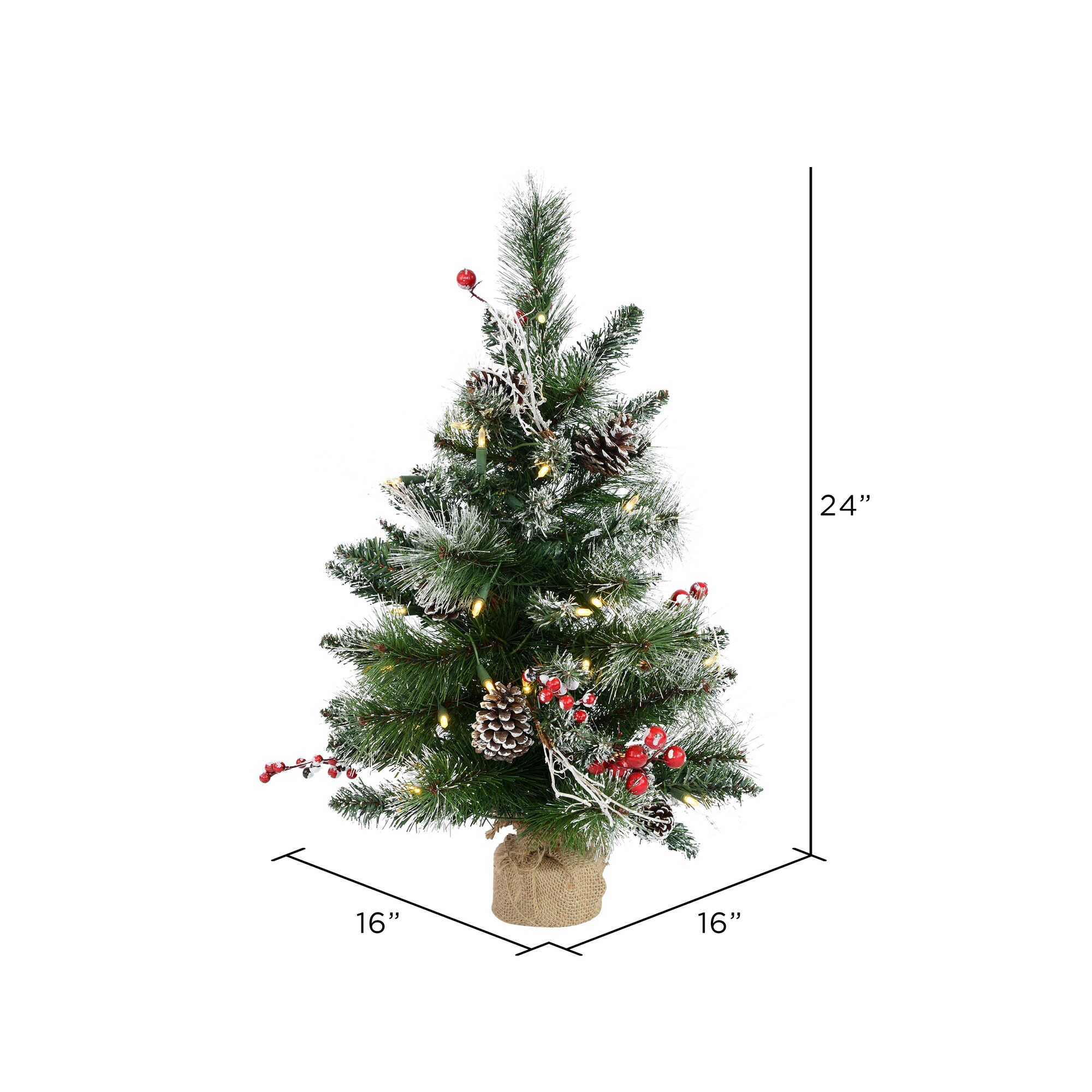 Vickerman B166225LED Artificial-Christmas-Trees - View #5
