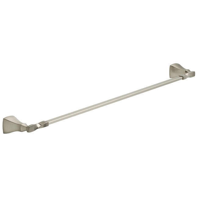 Delta Sawyer 24-in Satin Nickel Wall Mount Single Towel Bar Delta Sawyer 24-in Satin Nickel Wall Mount Single Towel Bar